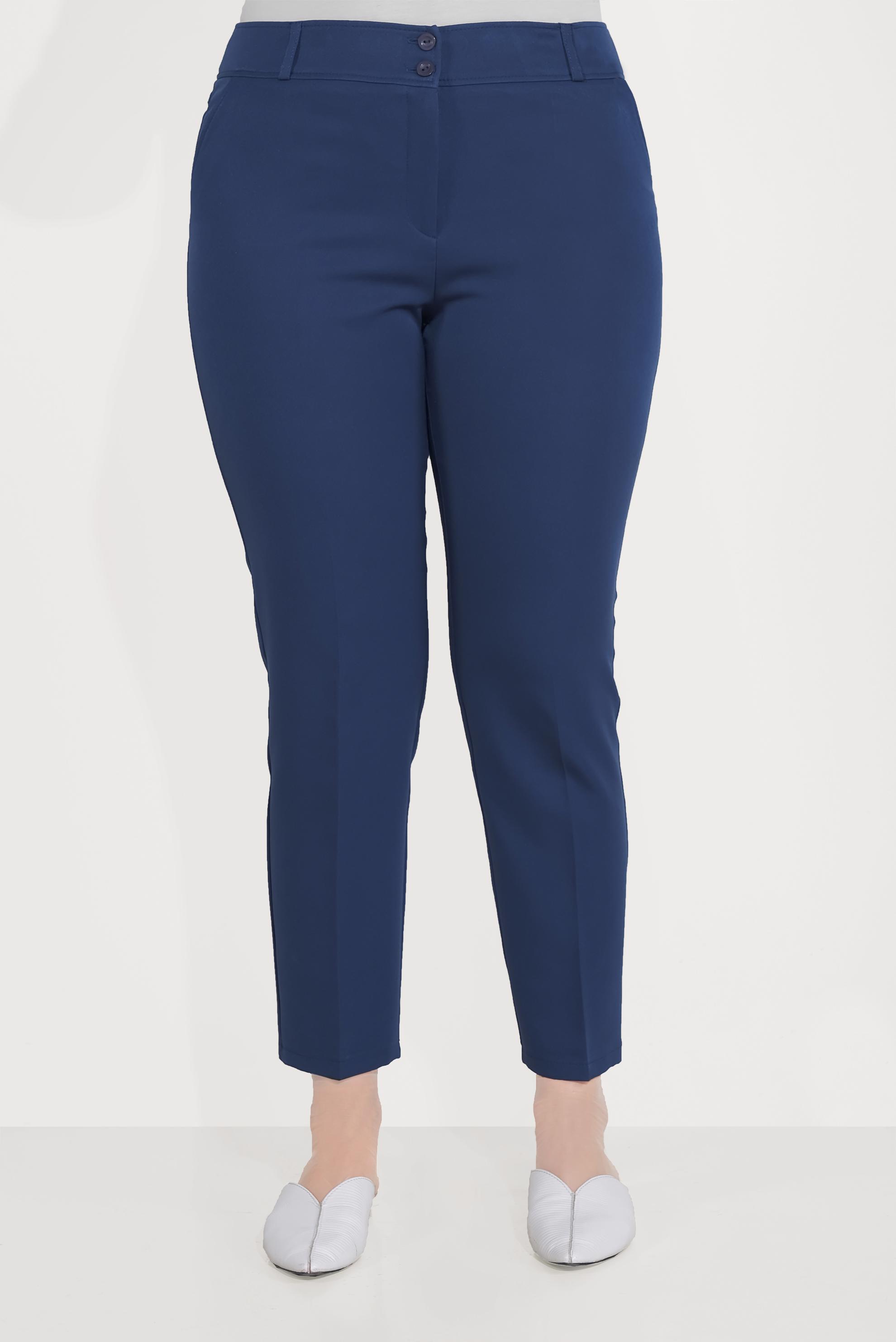 Tesettür giyim LACİVERT ARA BEL PANTOLON 70071 