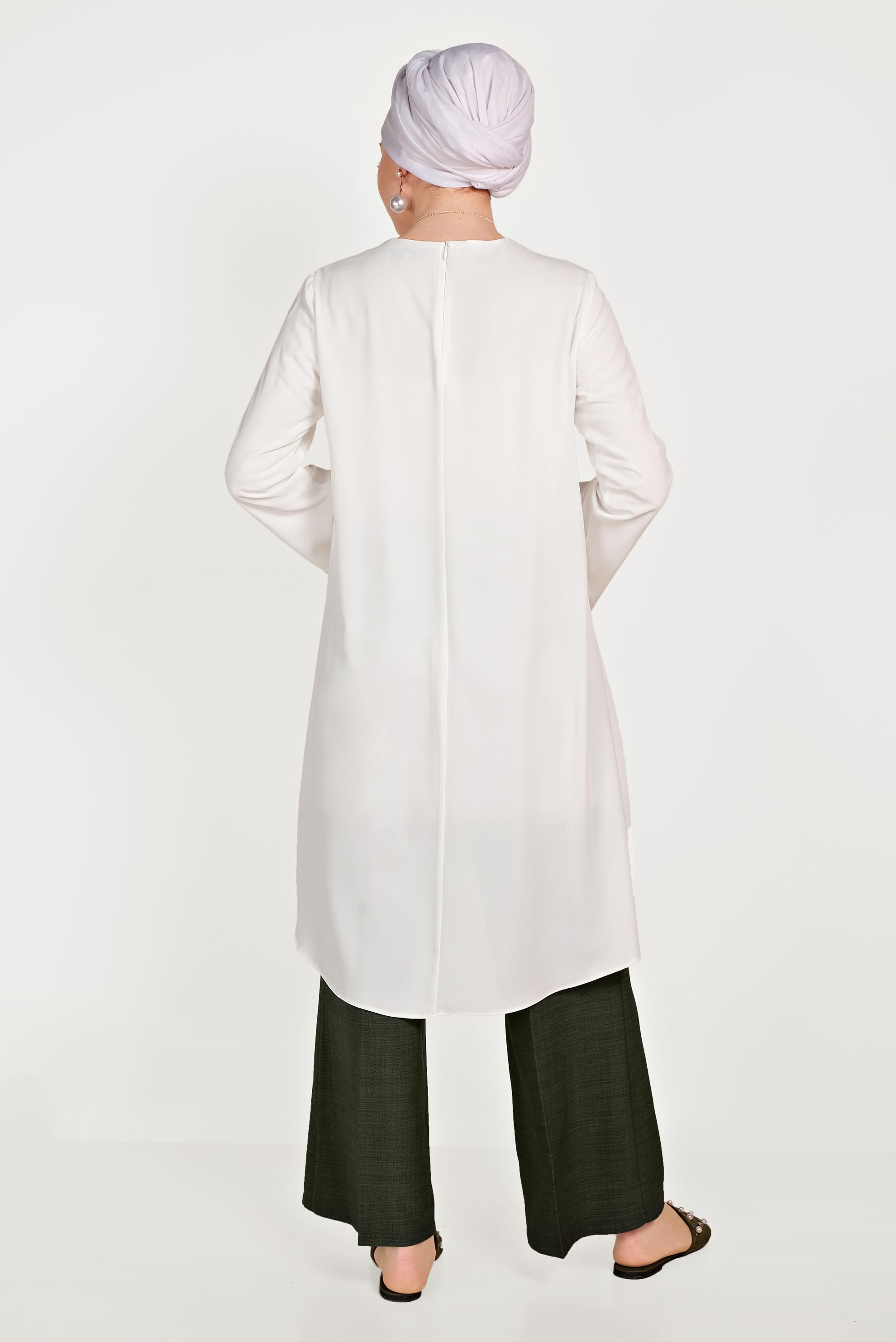 Tesettür giyim HAKİ GENİŞ PAÇA PANTOLON 70072