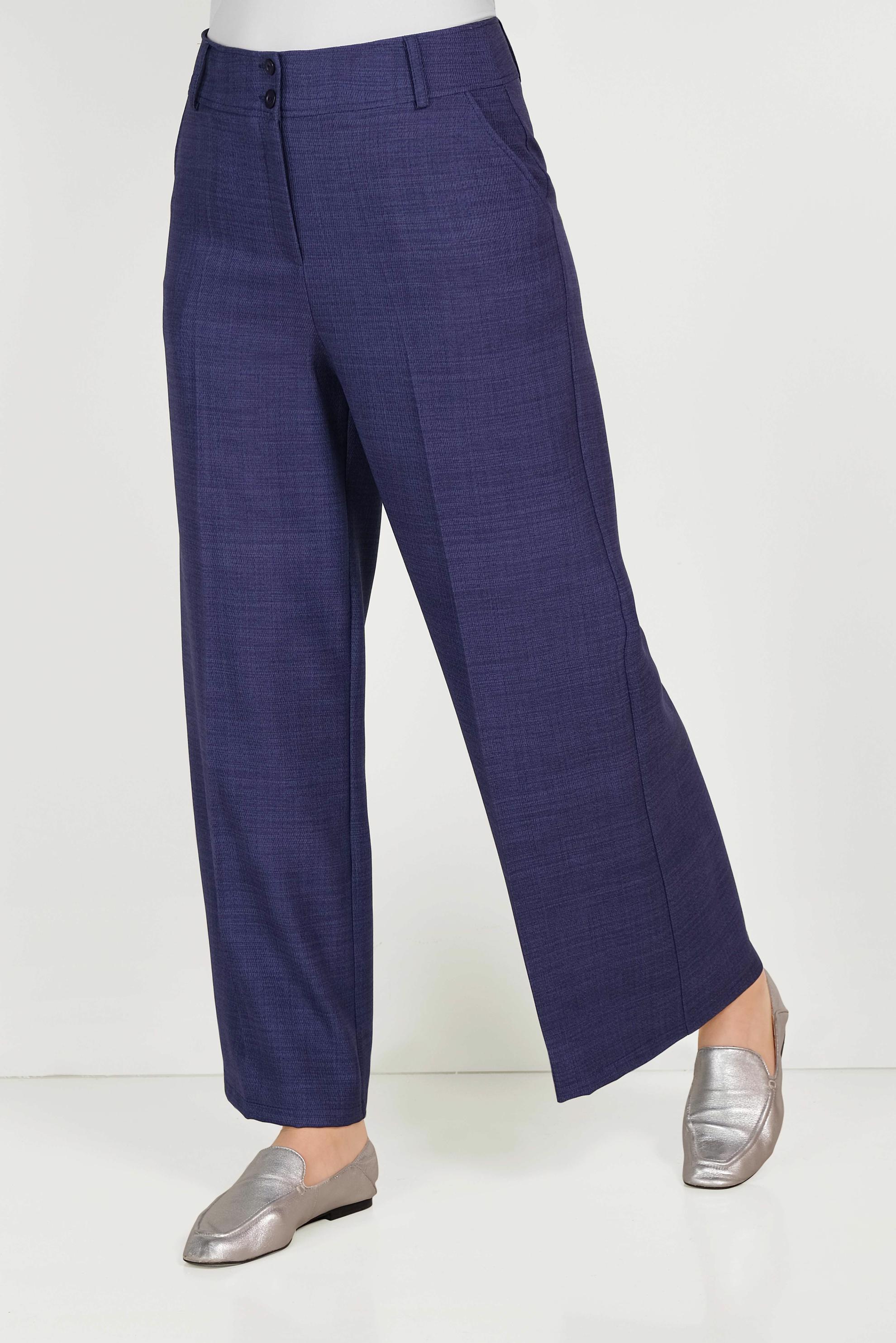 Tesettür giyim LACİVERT GENİŞ PAÇA PANTOLON 70072