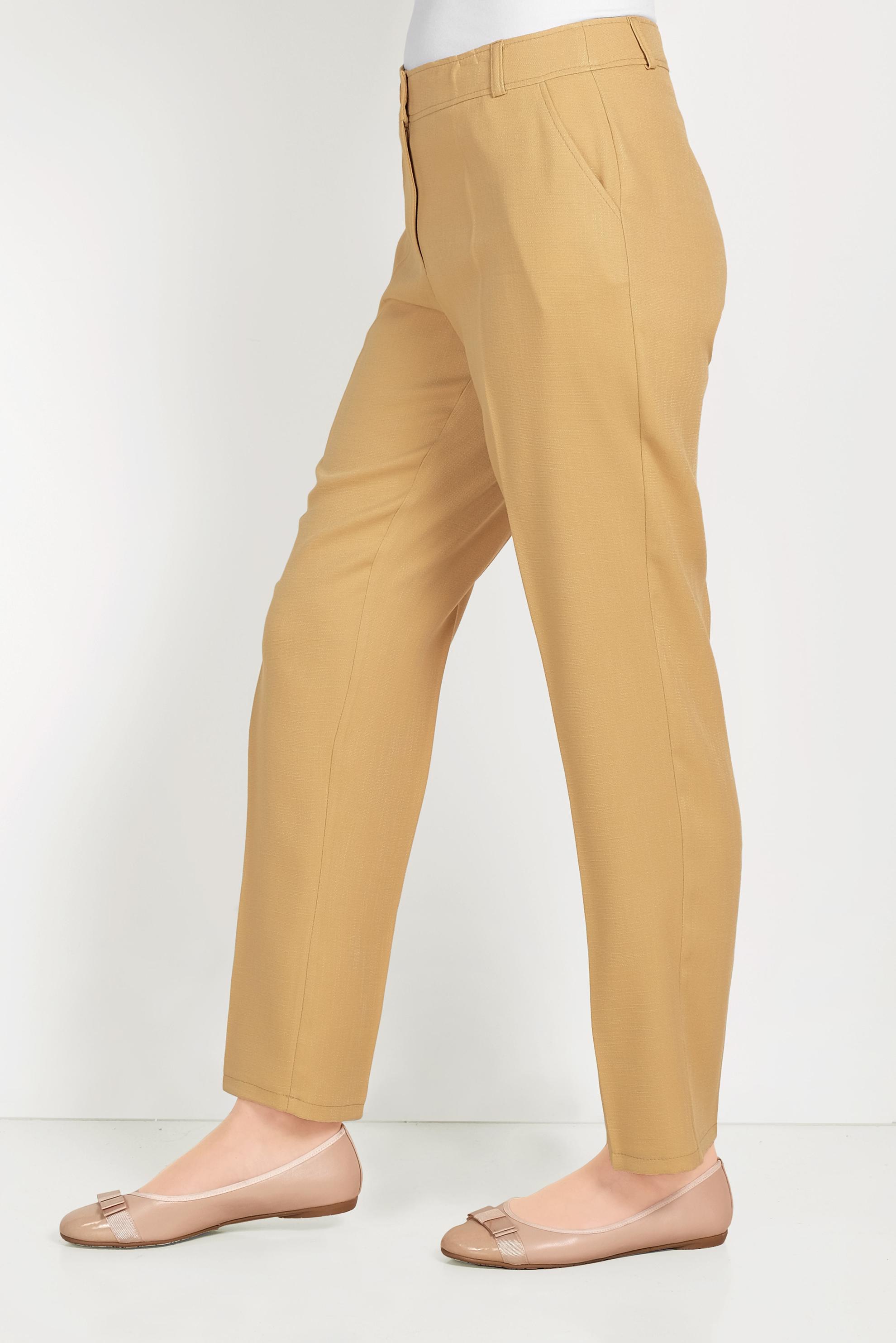 Tesettür giyim SARI DÜĞMELİ FERMUARLI PANTOLON 70079