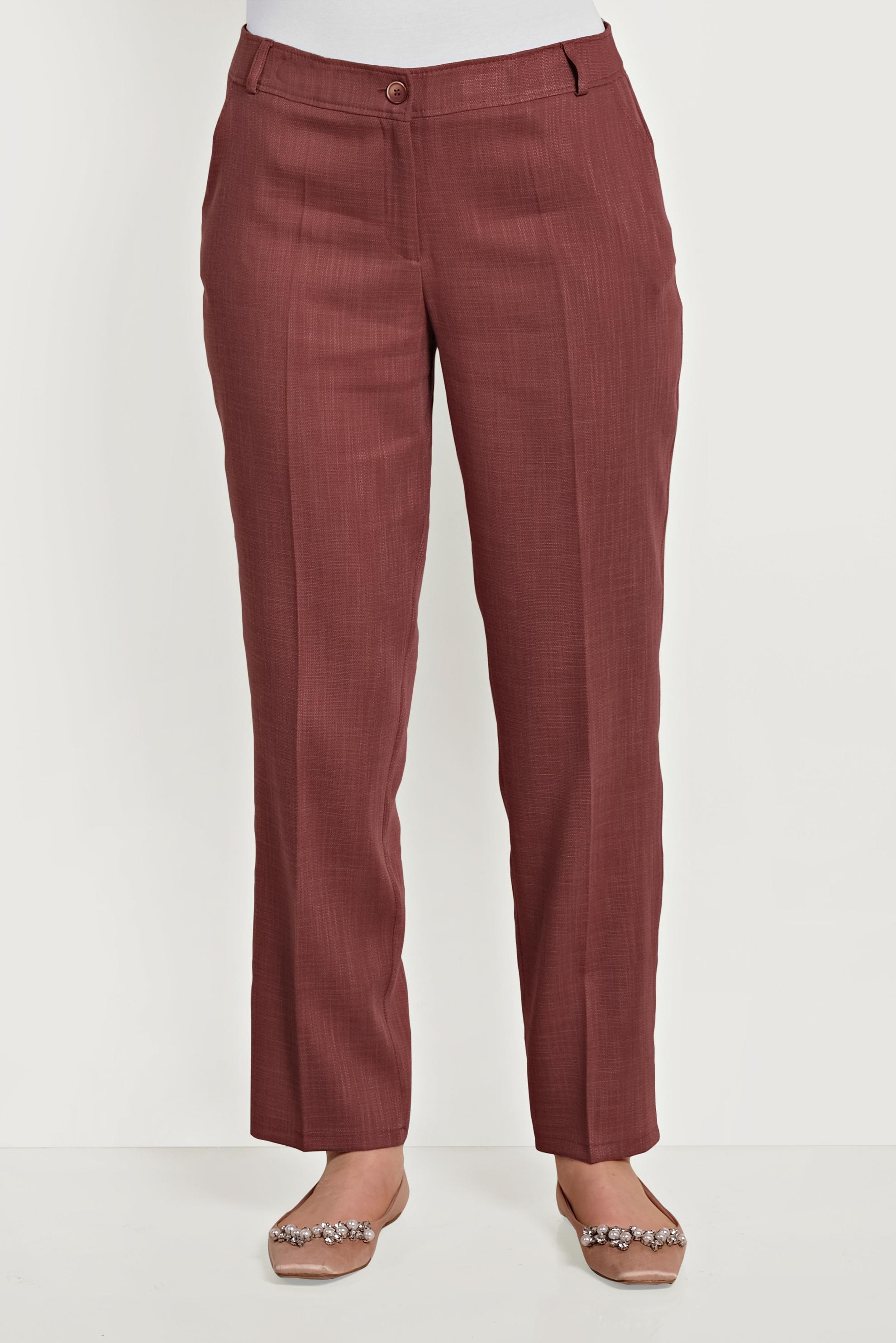 Tesettür giyim TURUNCU DÜĞMELİ FERMUARLI PANTOLON 70079