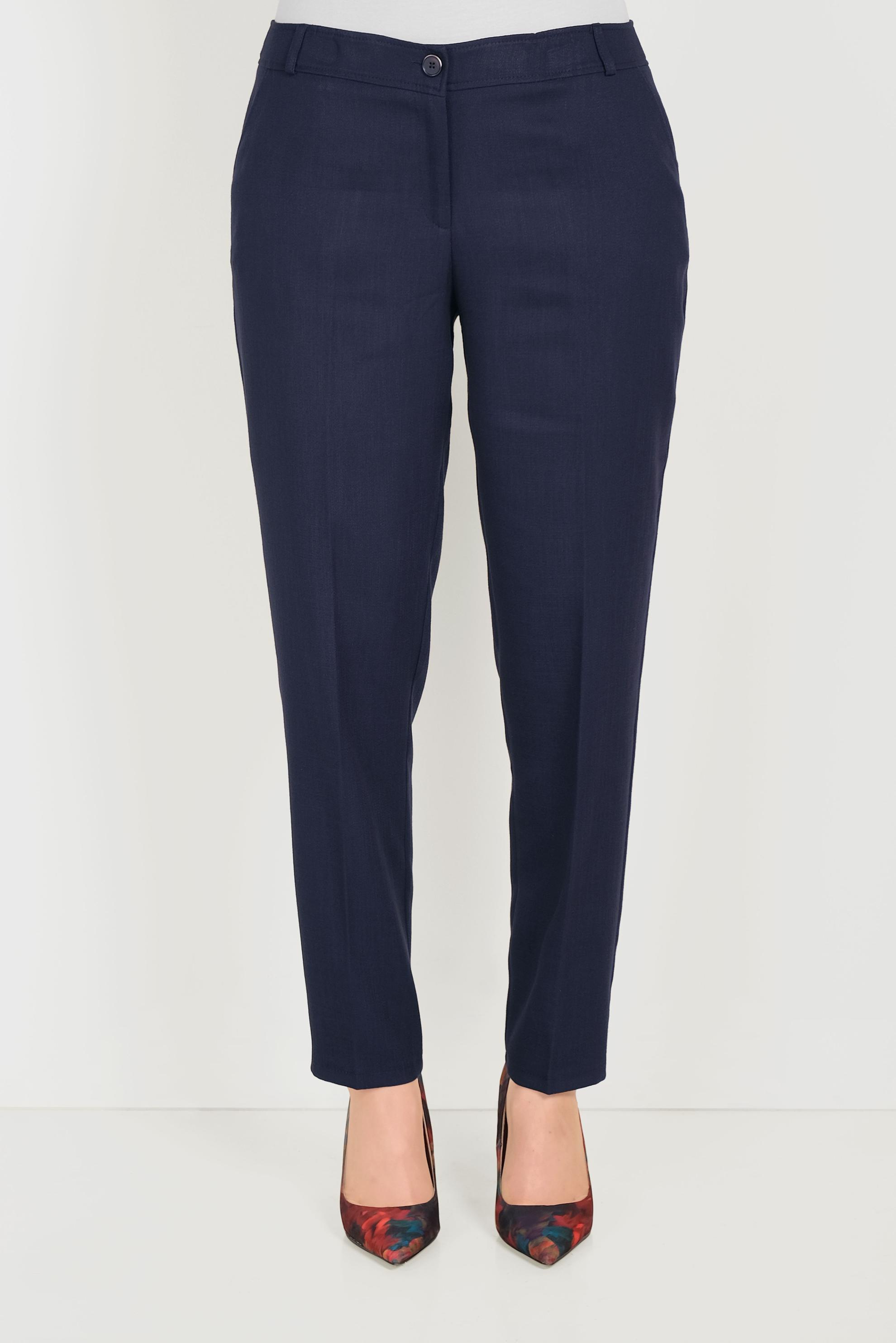 Tesettür giyim LACİVERT DÜĞMELİ FERMUARLI PANTOLON 70079