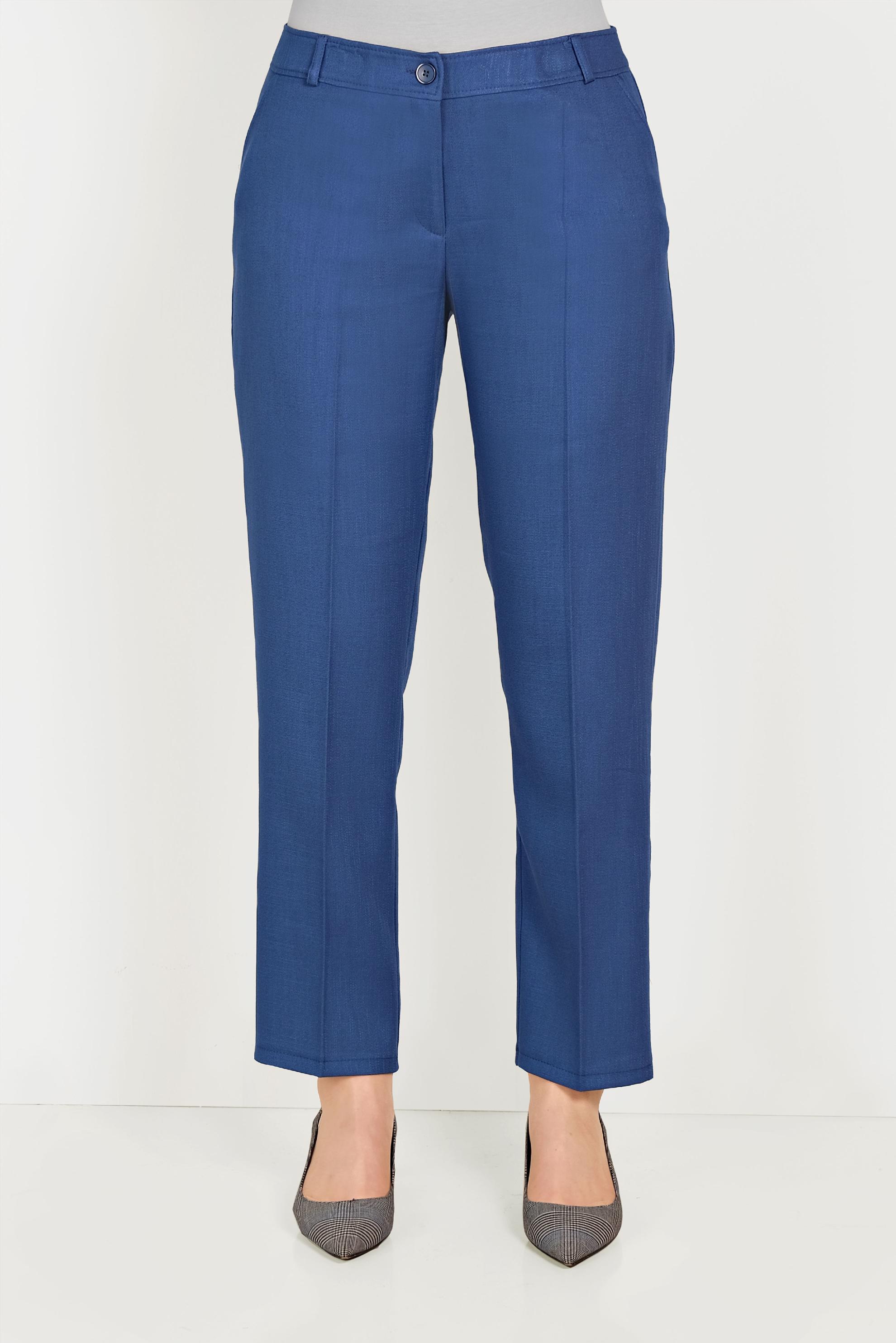 Tesettür giyim LACİVERT DÜĞMELİ FERMUARLI PANTOLON 70079