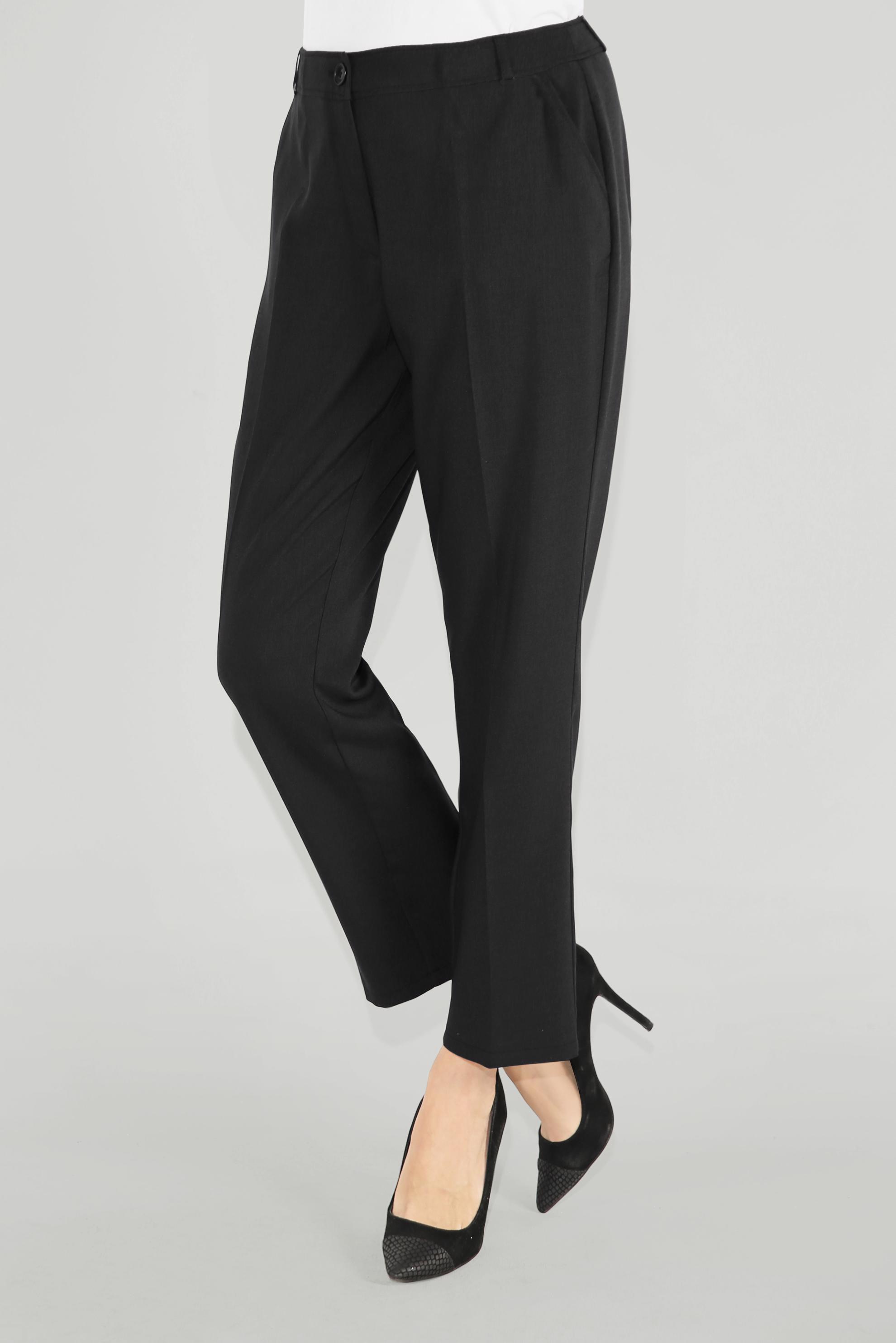 Tesettür giyim SİYAH KLASİK BİLEKTE PANTOLON 70084