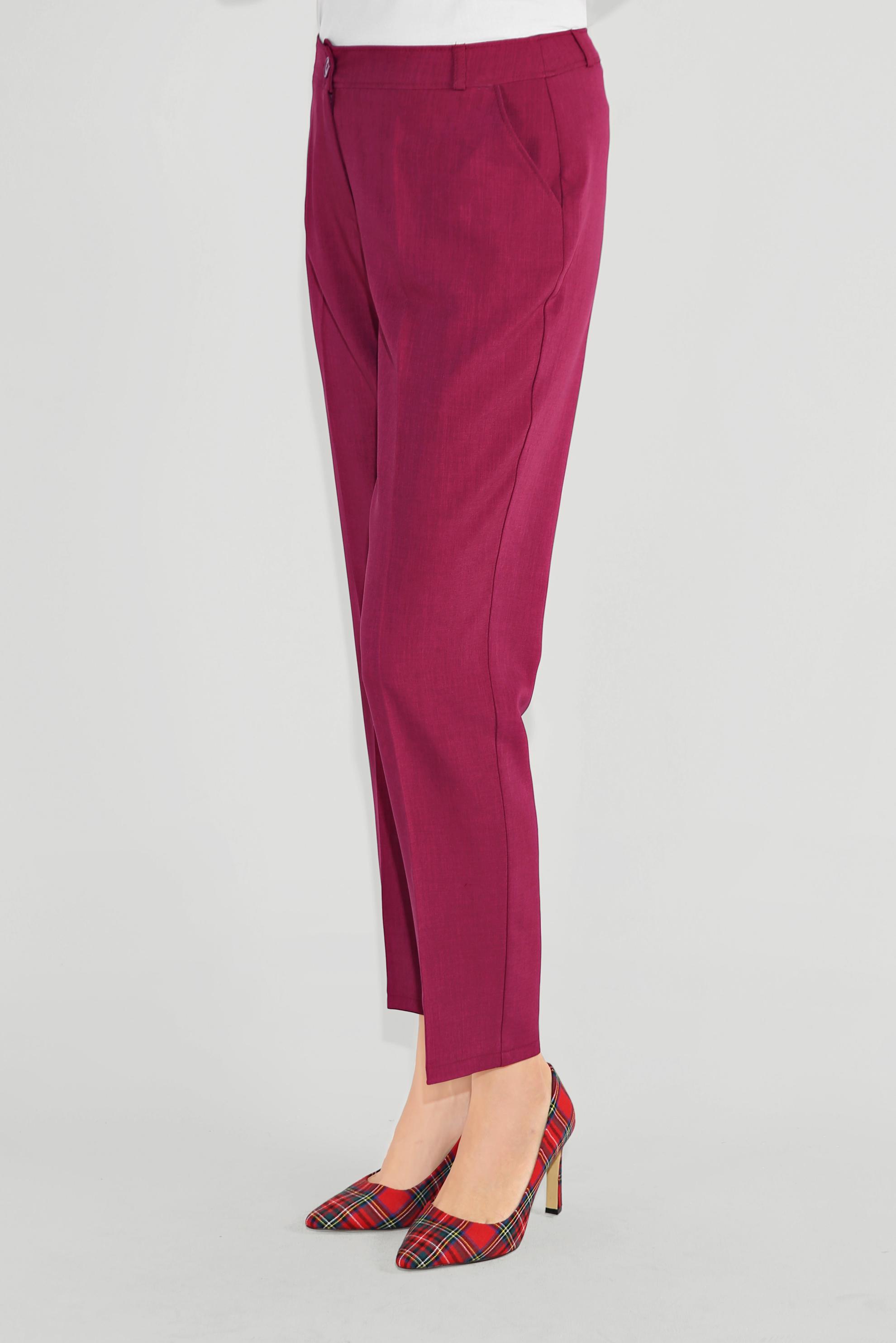 Tesettür giyim FUŞYA KLASİK BİLEKTE PANTOLON 70084