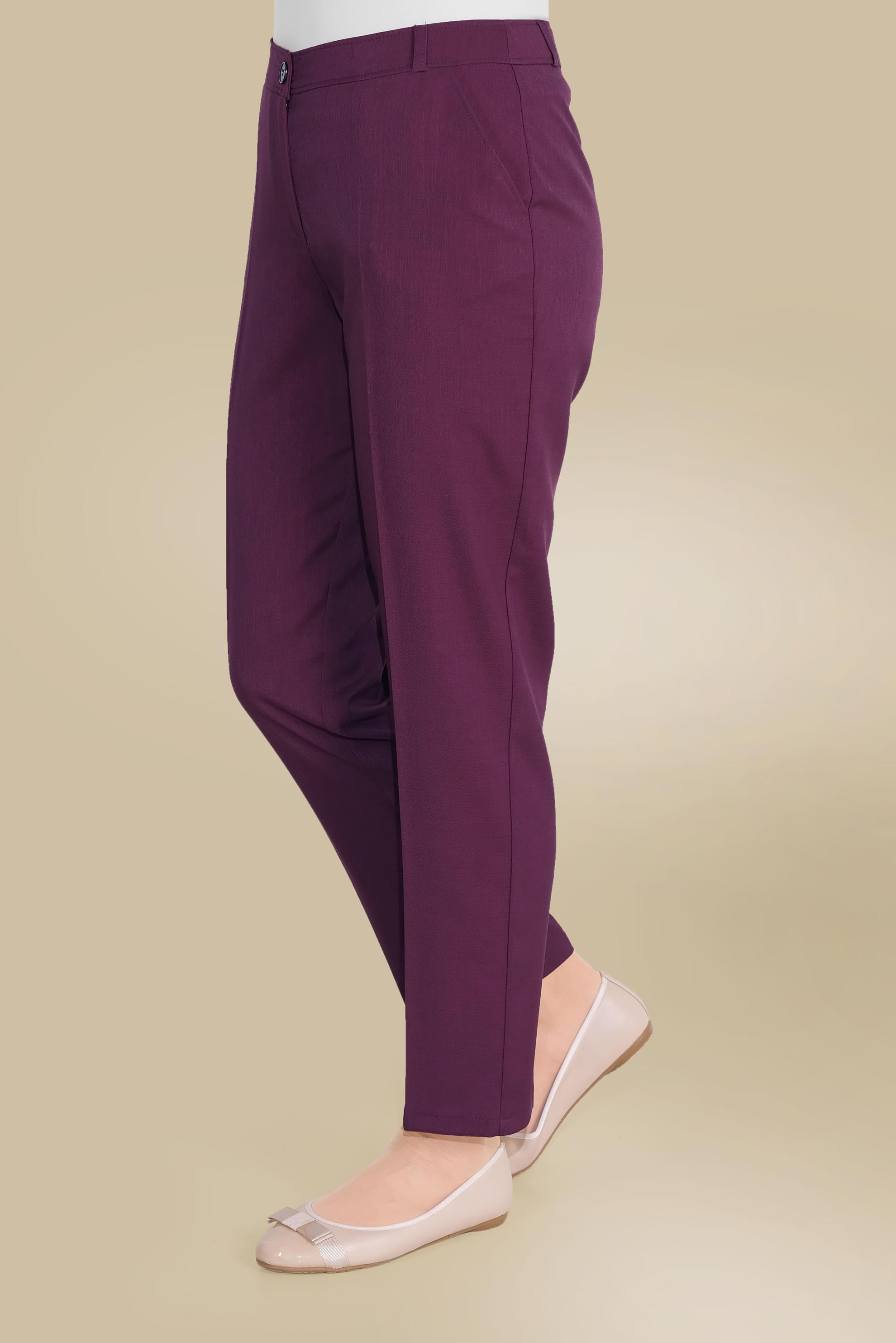 Tesettür giyim MÜRDÜM KLASİK BİLEKTE PANTOLON 70084