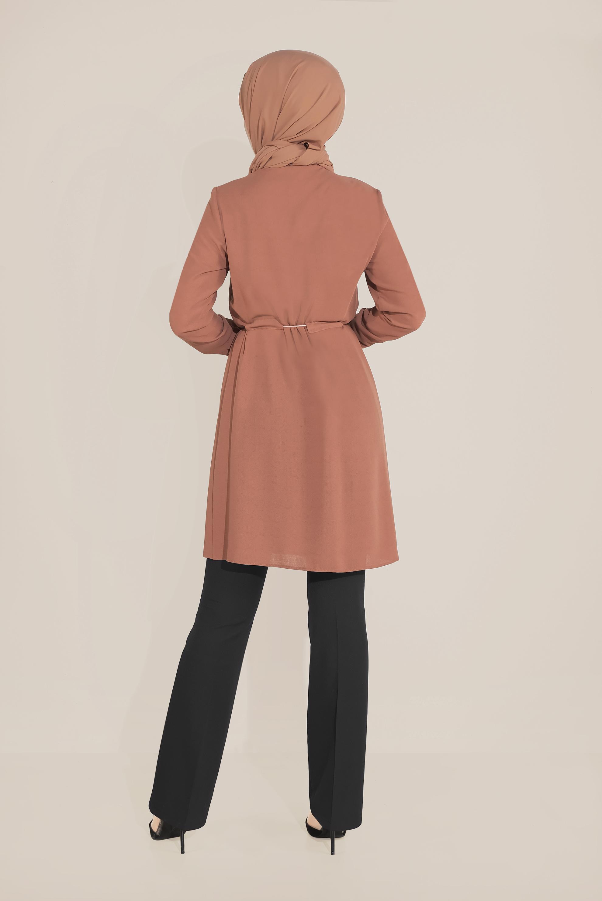 Tesettür giyim SİYAH İSPANYOL PAÇA PANTOLON 70085 