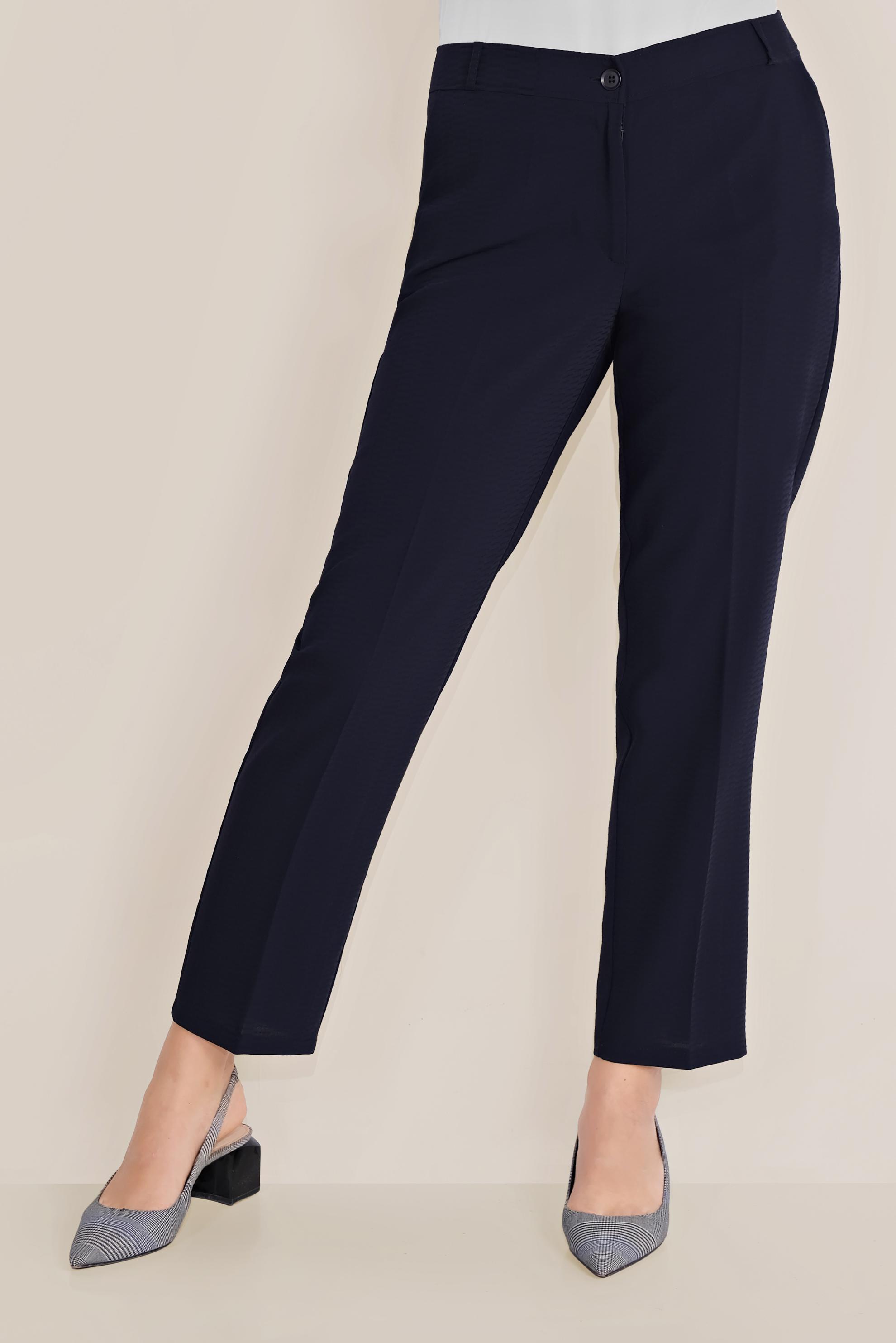 Tesettür giyim LACİVERT ARA BEL CEPLİ PANTOLON 70089