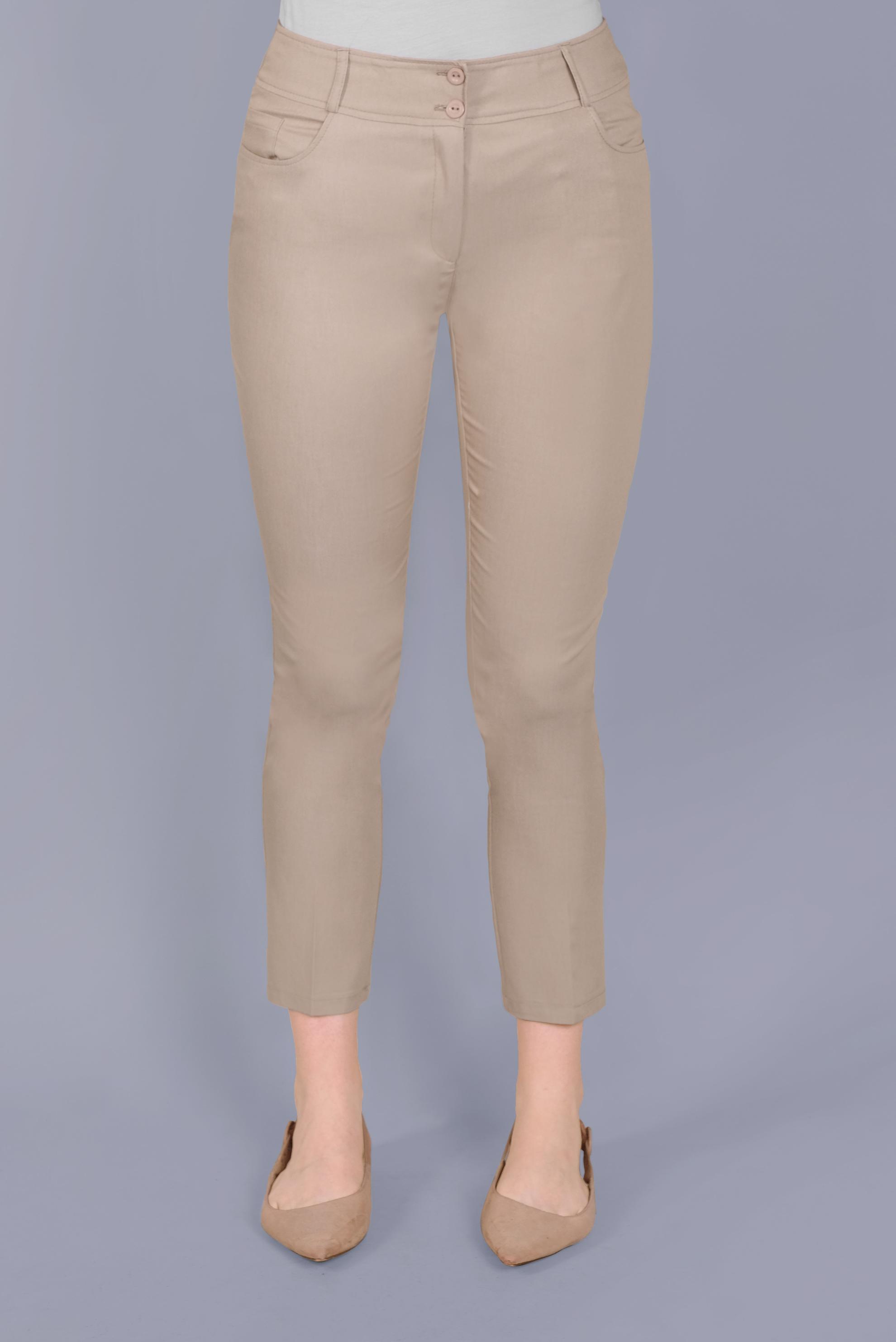 Tesettür giyim KAHVE ARA BEL PANTOLON 70090 