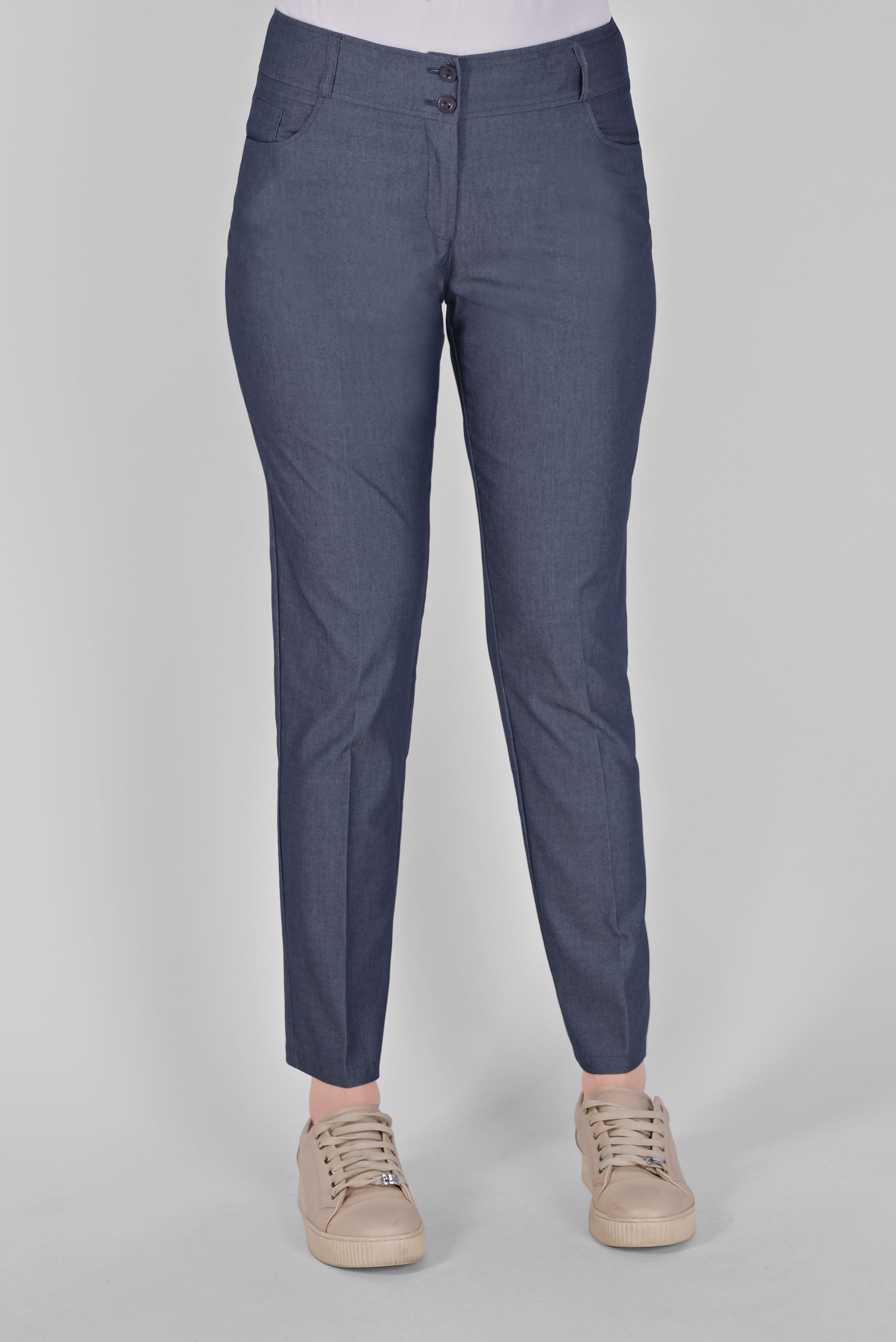 Tesettür giyim LACİVERT ARA BEL PANTOLON 70090 