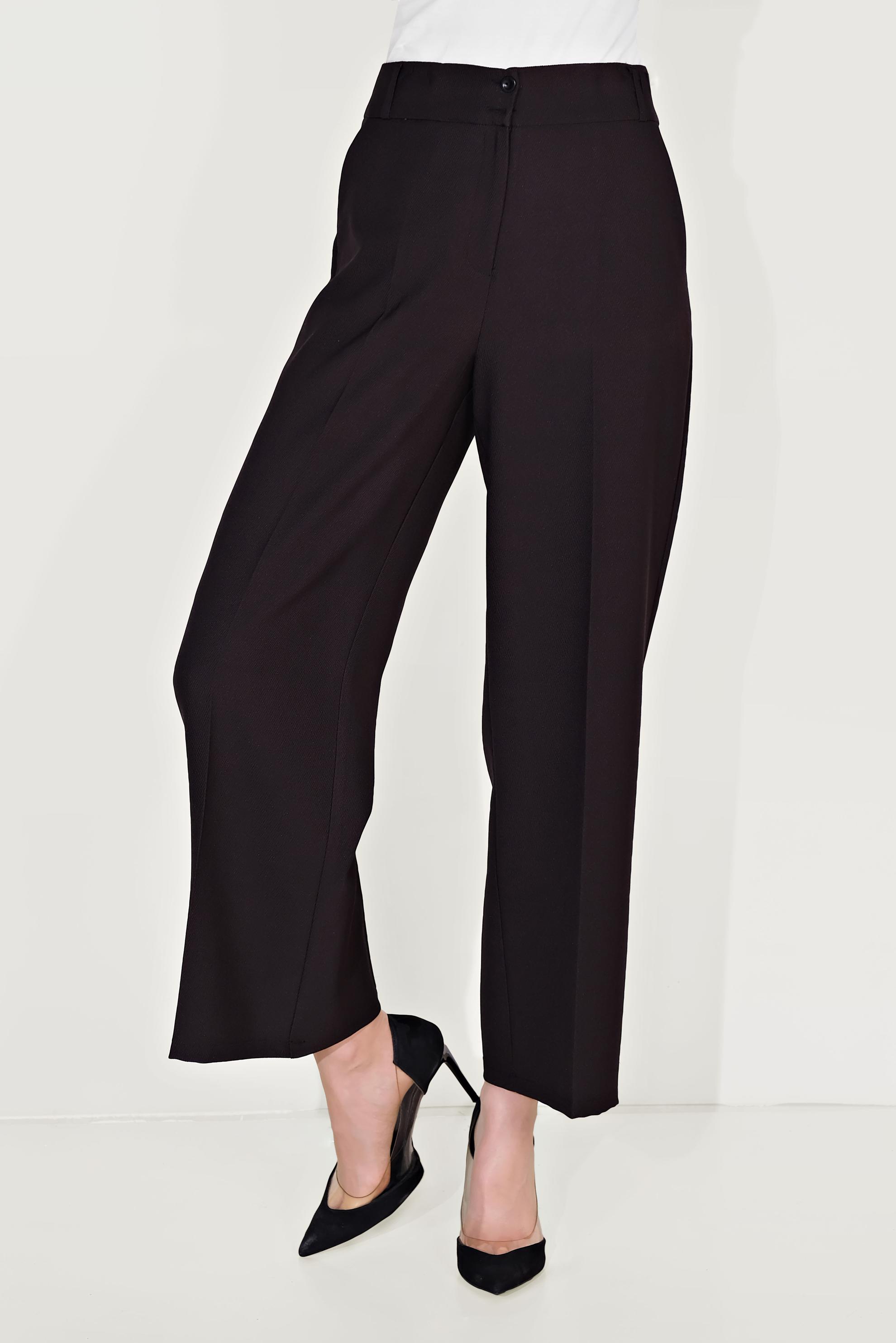 Tesettür giyim SİYAH YÜKSEK BEL PANTOLON 70095 