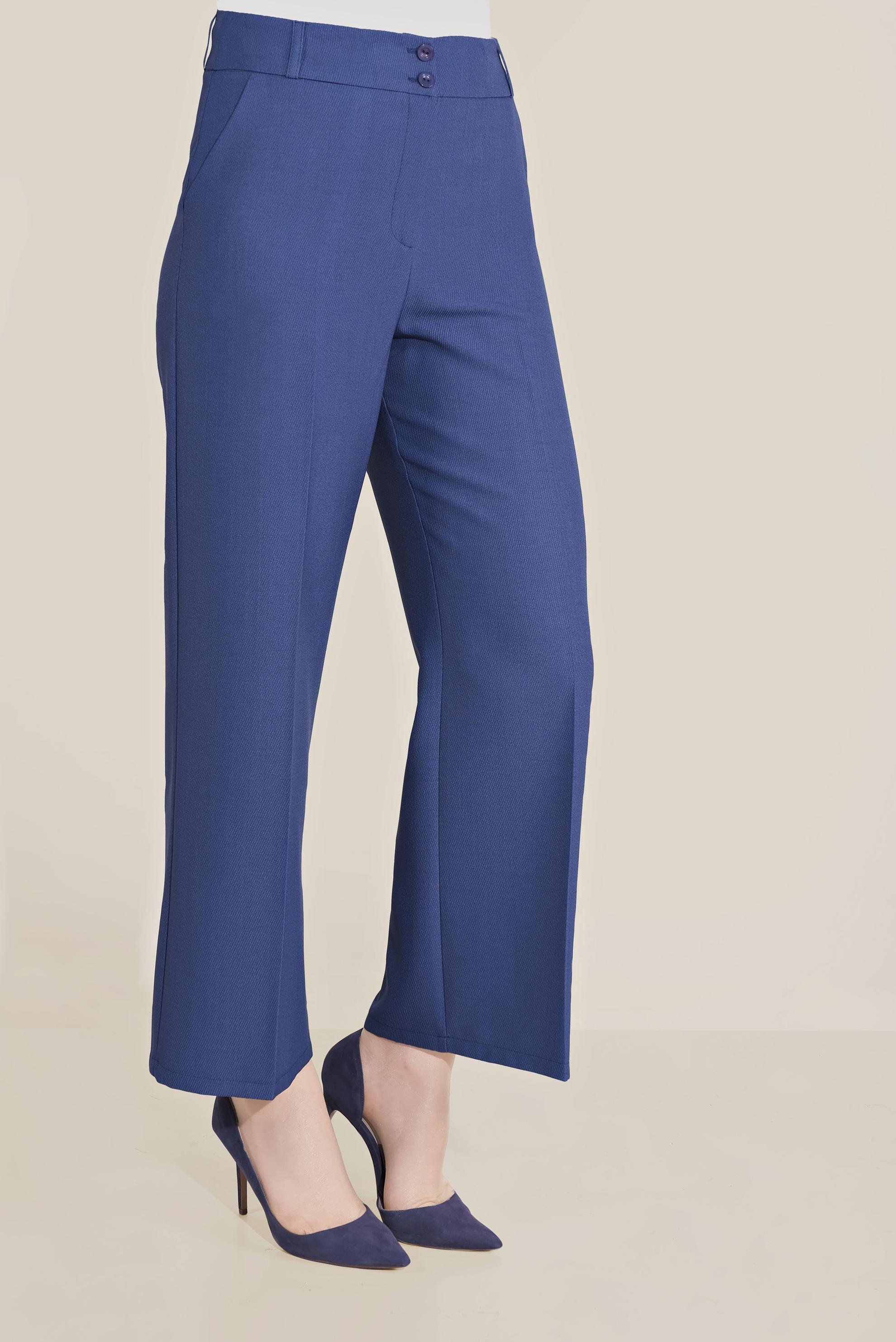 Tesettür giyim LACİVERT YÜKSEK BEL PANTOLON 70095 