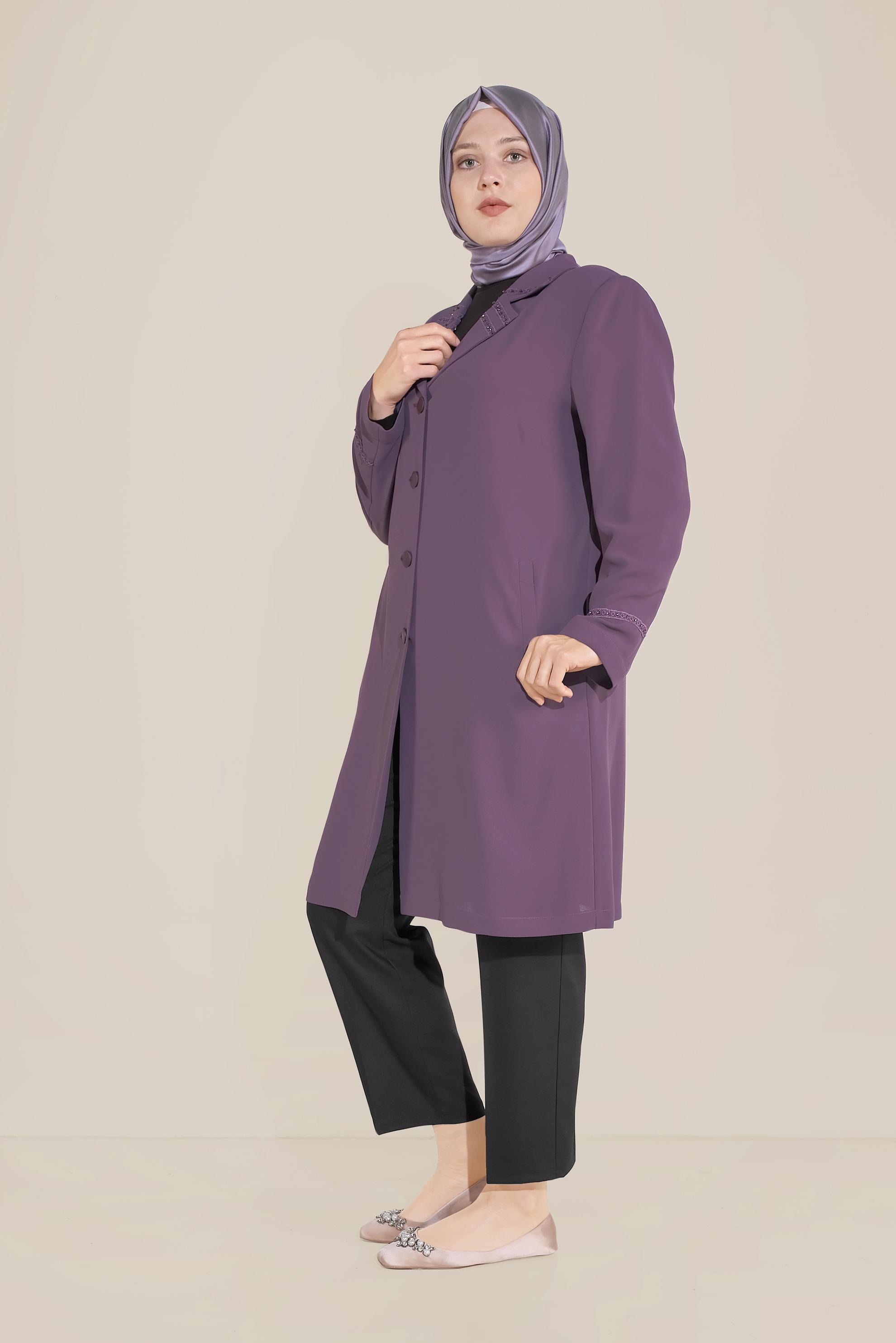 Vêtements hijab NOIR PANTALON CAROTTE 70098 