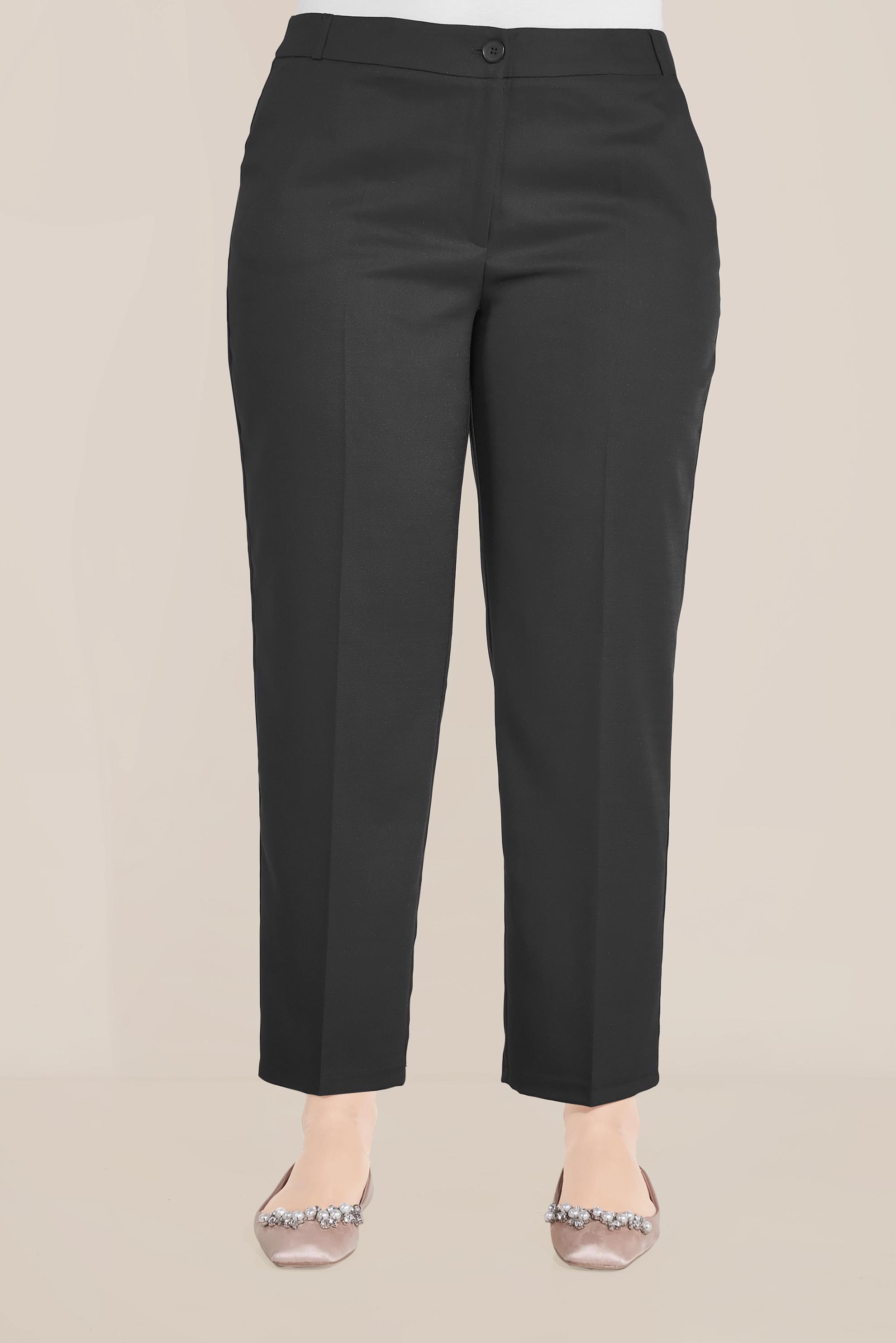 Vêtements hijab NOIR PANTALON CAROTTE 70098 