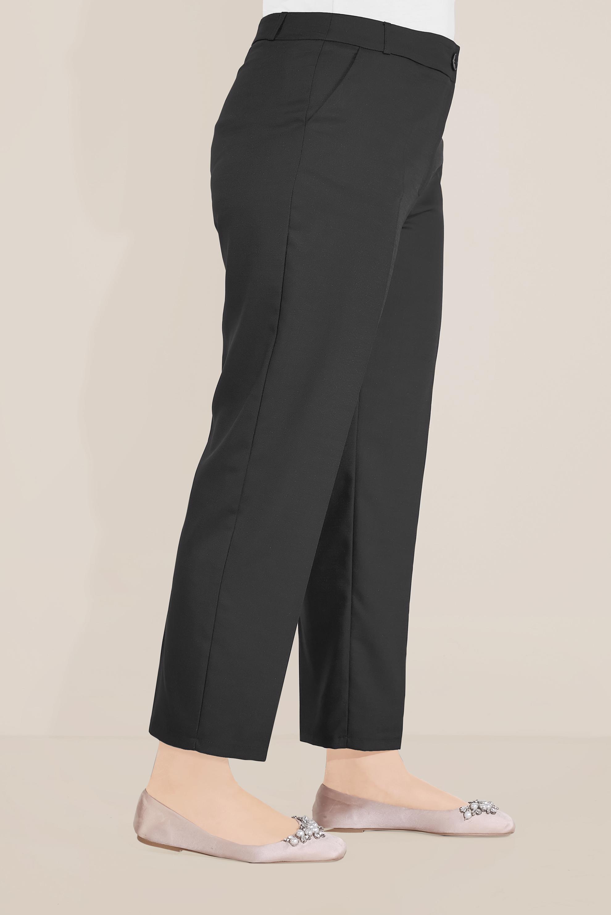 Vêtements hijab NOIR PANTALON CAROTTE 70098 