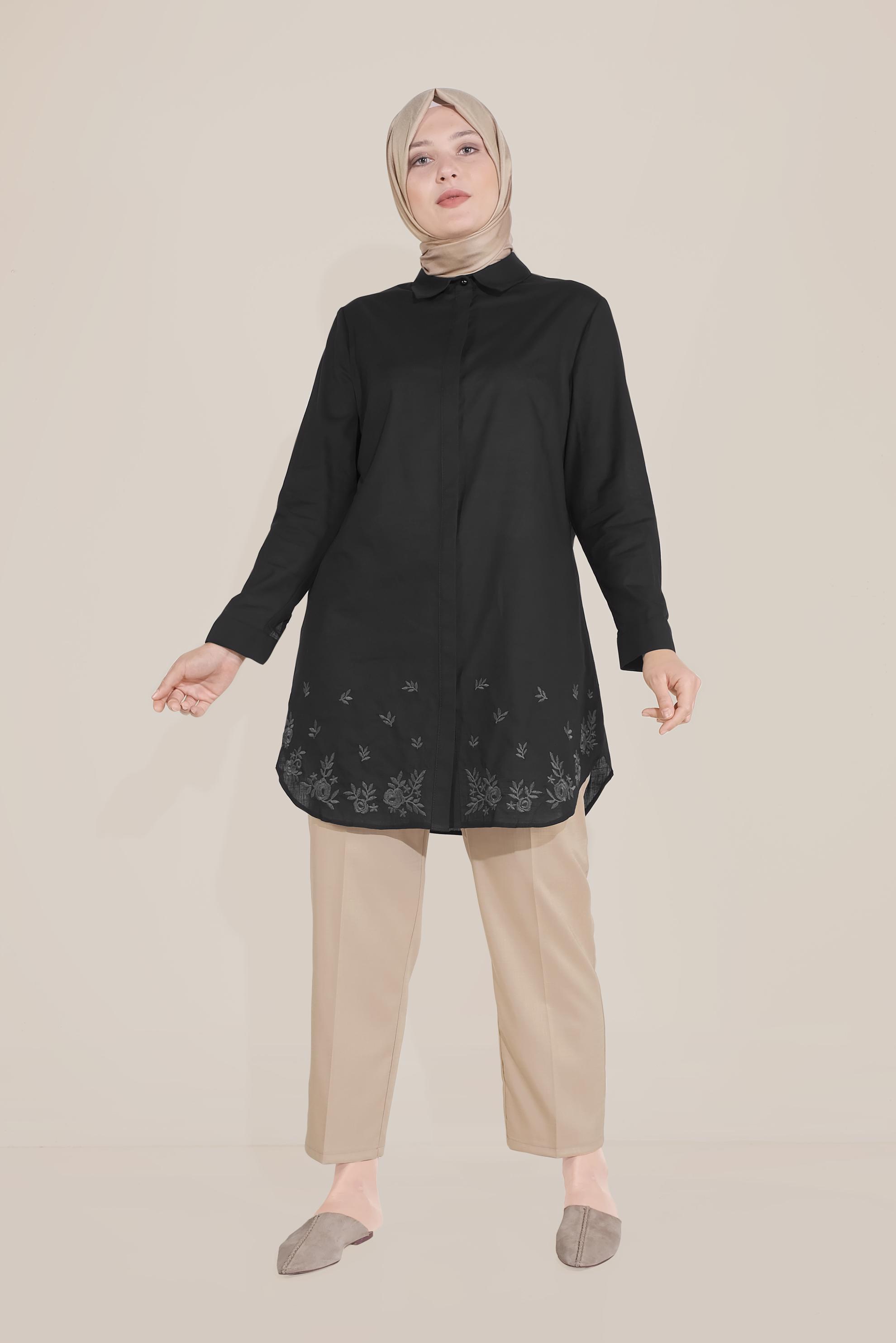 Vêtements hijab BEIGE PANTALON CAROTTE 70098 