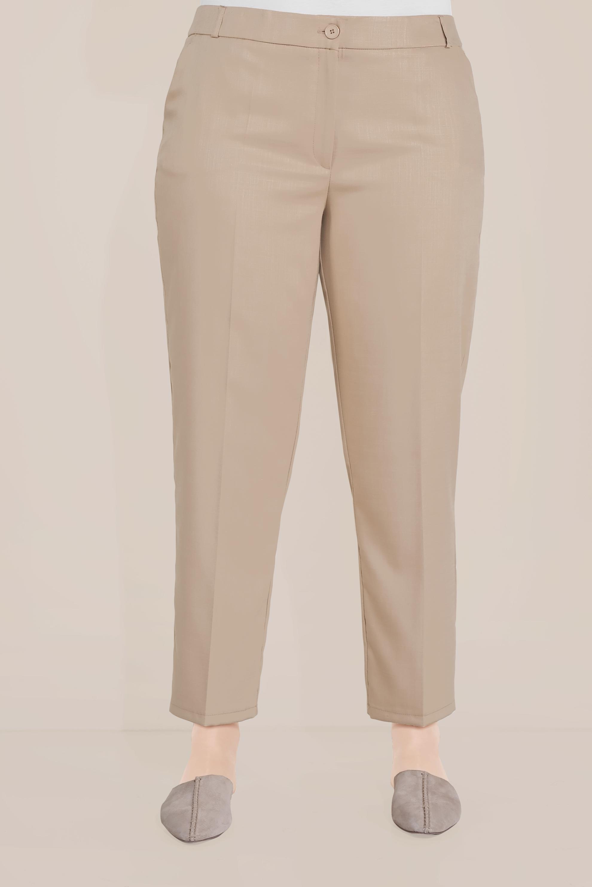 Vêtements hijab BEIGE PANTALON CAROTTE 70098 