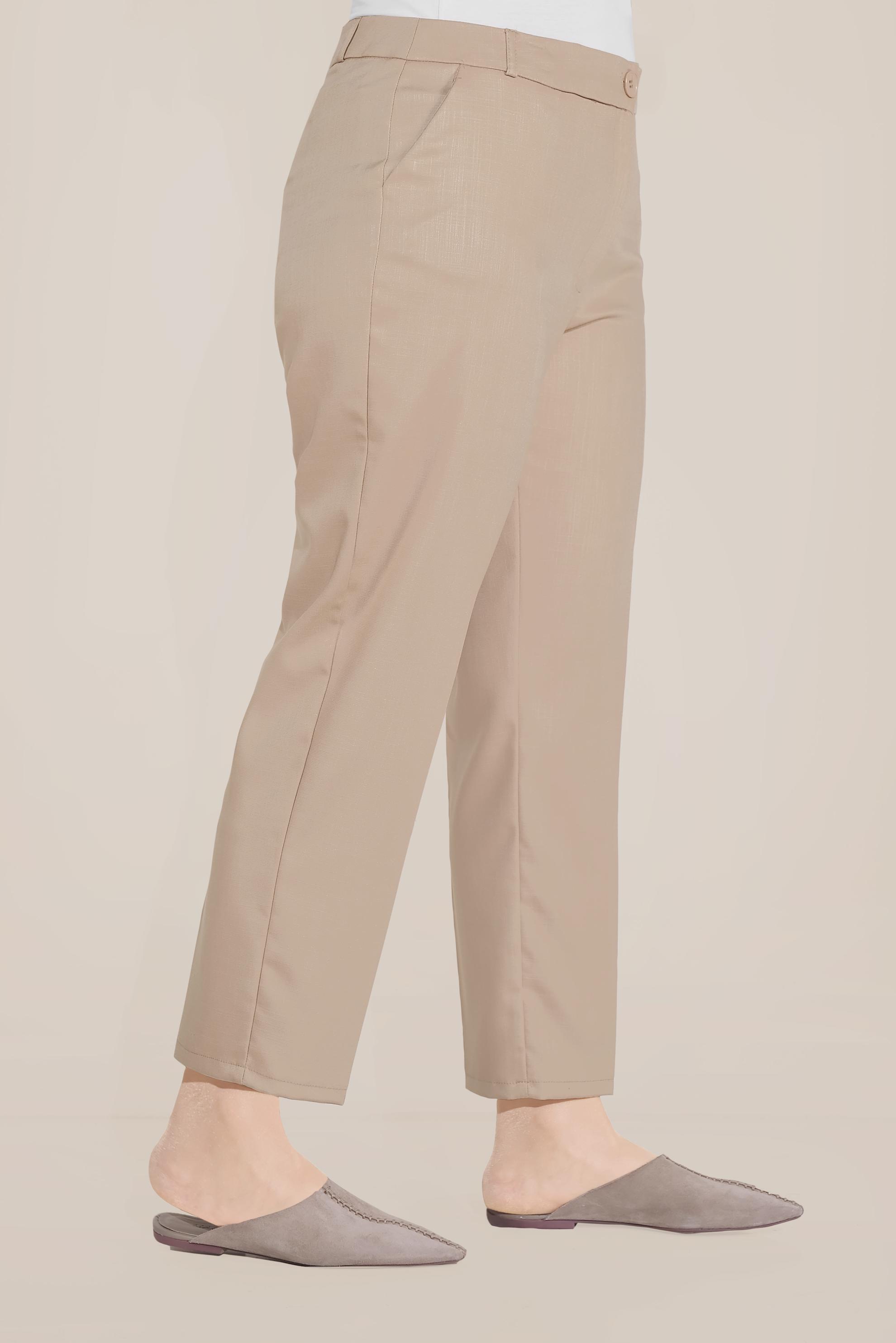 Vêtements hijab BEIGE PANTALON CAROTTE 70098 