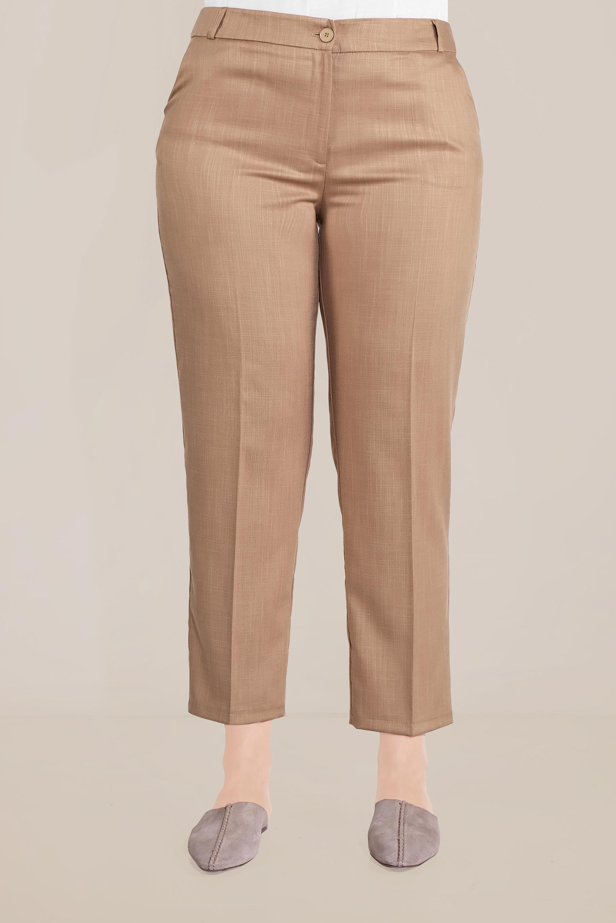 Vêtements hijab BRUN PANTALON CAROTTE 70098 