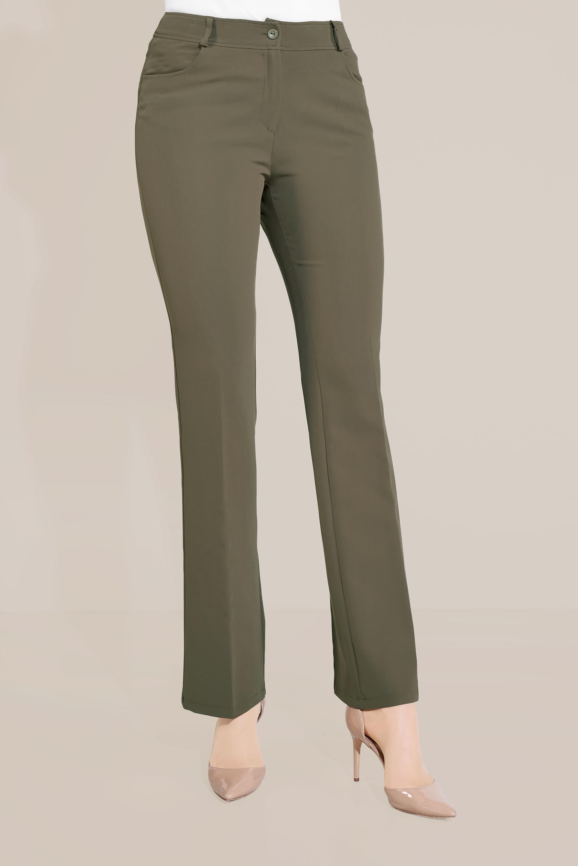 Hijab clothing KHAKI CLASSIC WIDE LEG TROUSERS 70103 