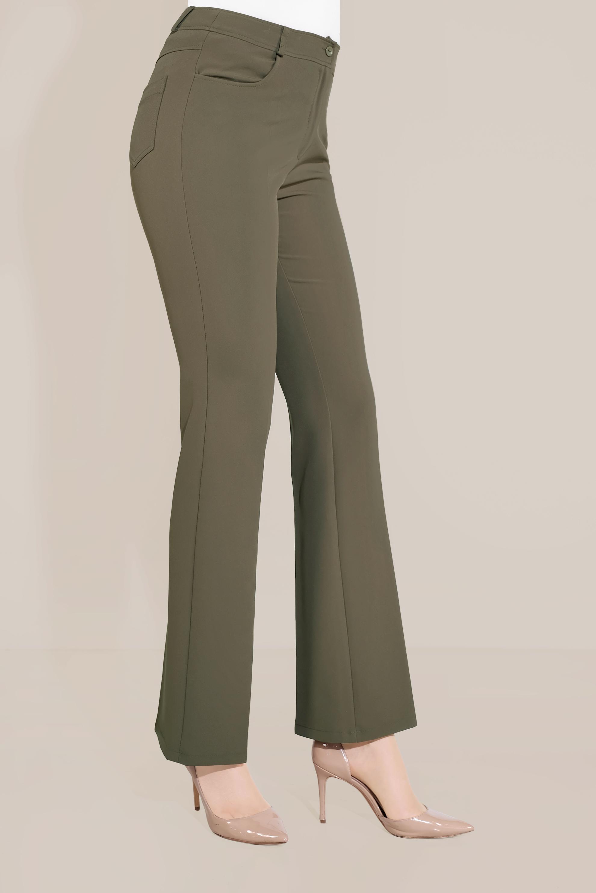 Hijab clothing KHAKI CLASSIC WIDE LEG TROUSERS 70103 
