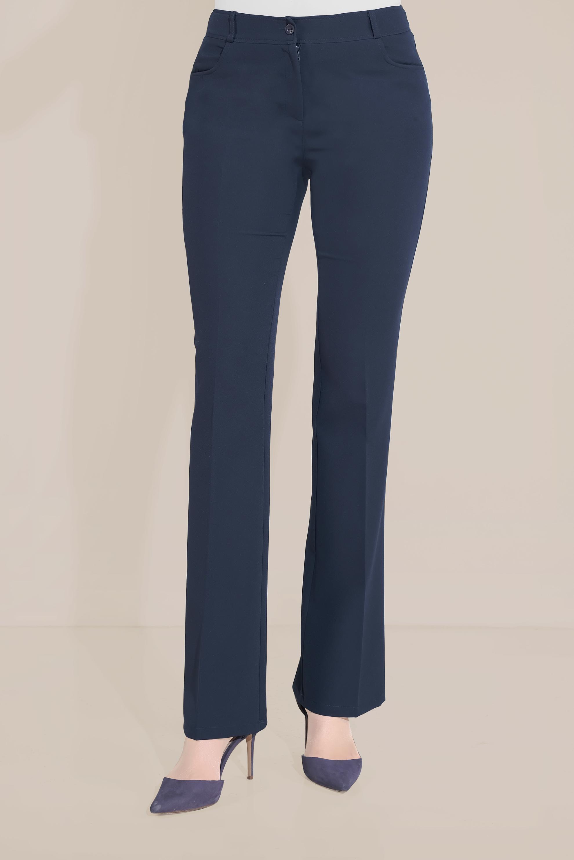 Tesettür giyim LACİVERT KLASİK BOL PAÇA PANTOLON 70103 