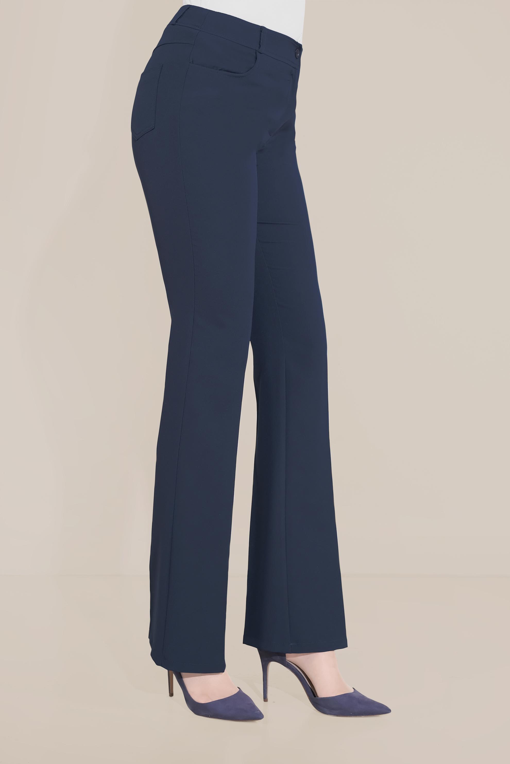 Tesettür giyim LACİVERT KLASİK BOL PAÇA PANTOLON 70103 