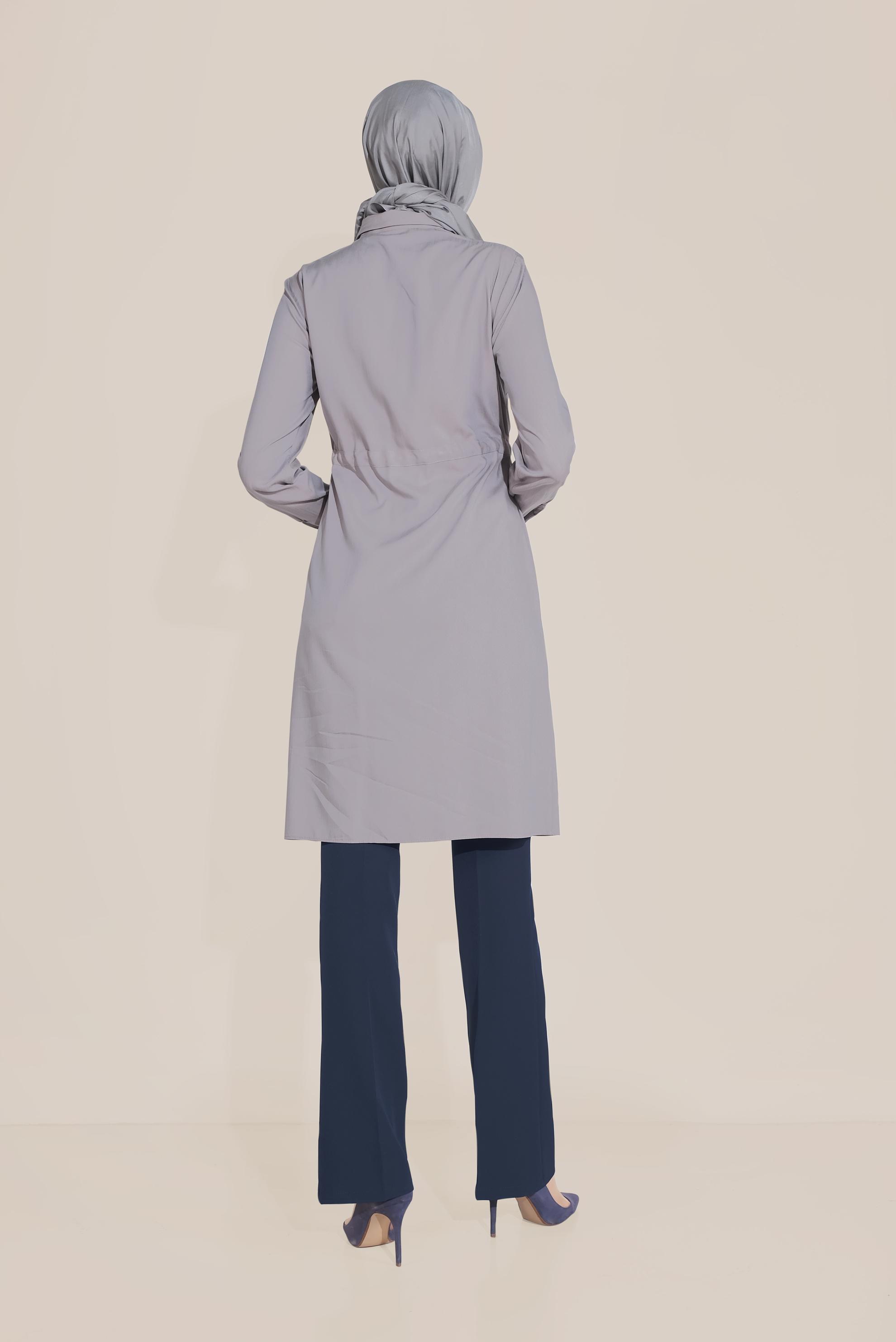 Tesettür giyim LACİVERT KLASİK BOL PAÇA PANTOLON 70103 