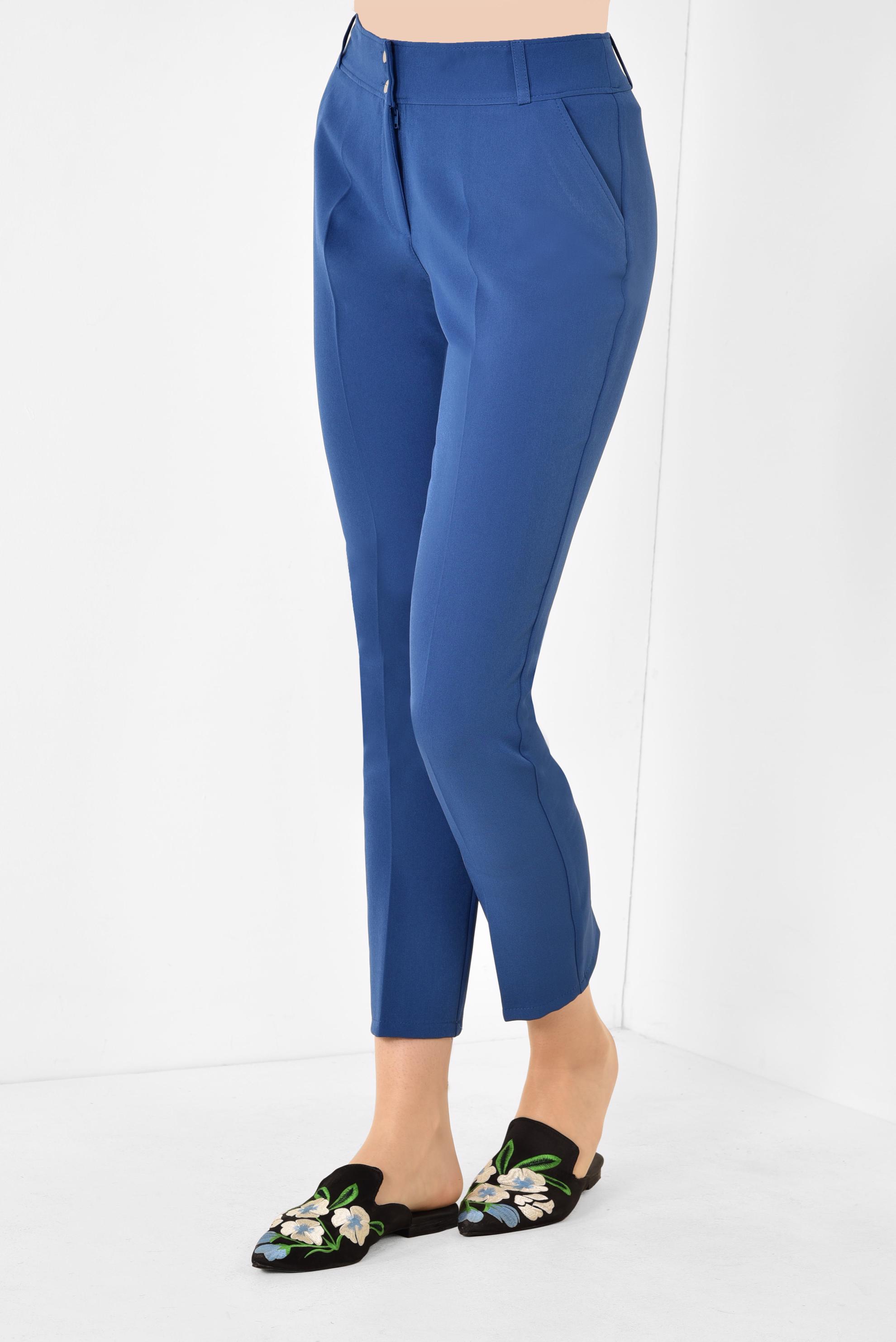 Tesettür giyim LACİVERT KLASİK KUMAŞ PANTOLON 7502