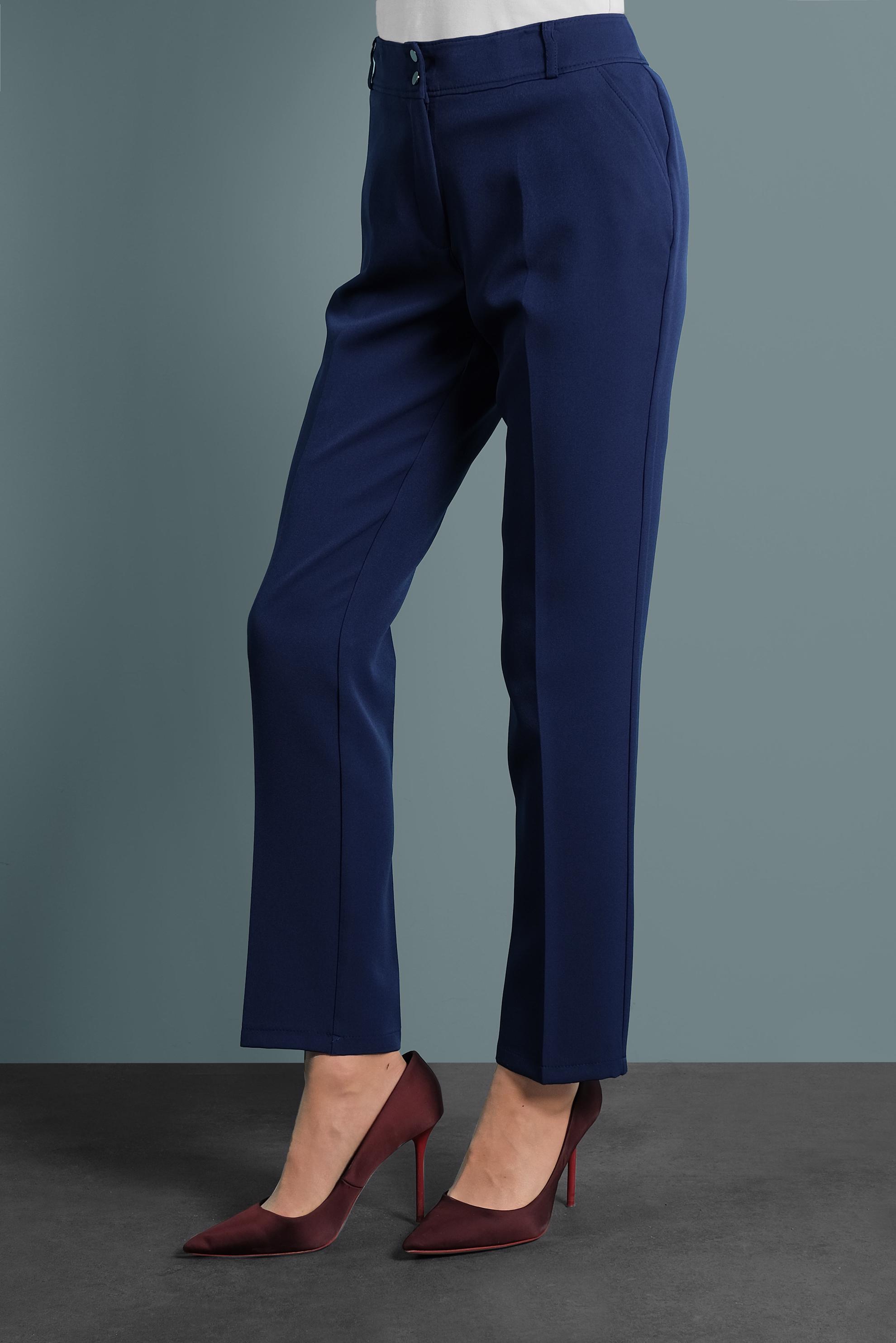 Tesettür giyim LACİVERT KLASİK KUMAŞ PANTOLON 7502