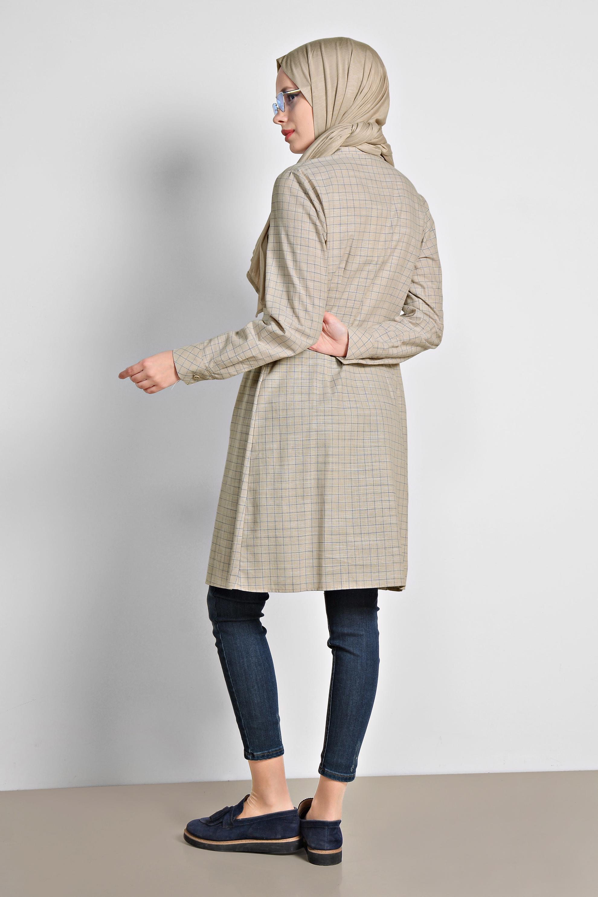 Vêtements hijab BLEU MARINE 7511 AN 317 DENİM PANTOLON 38/44