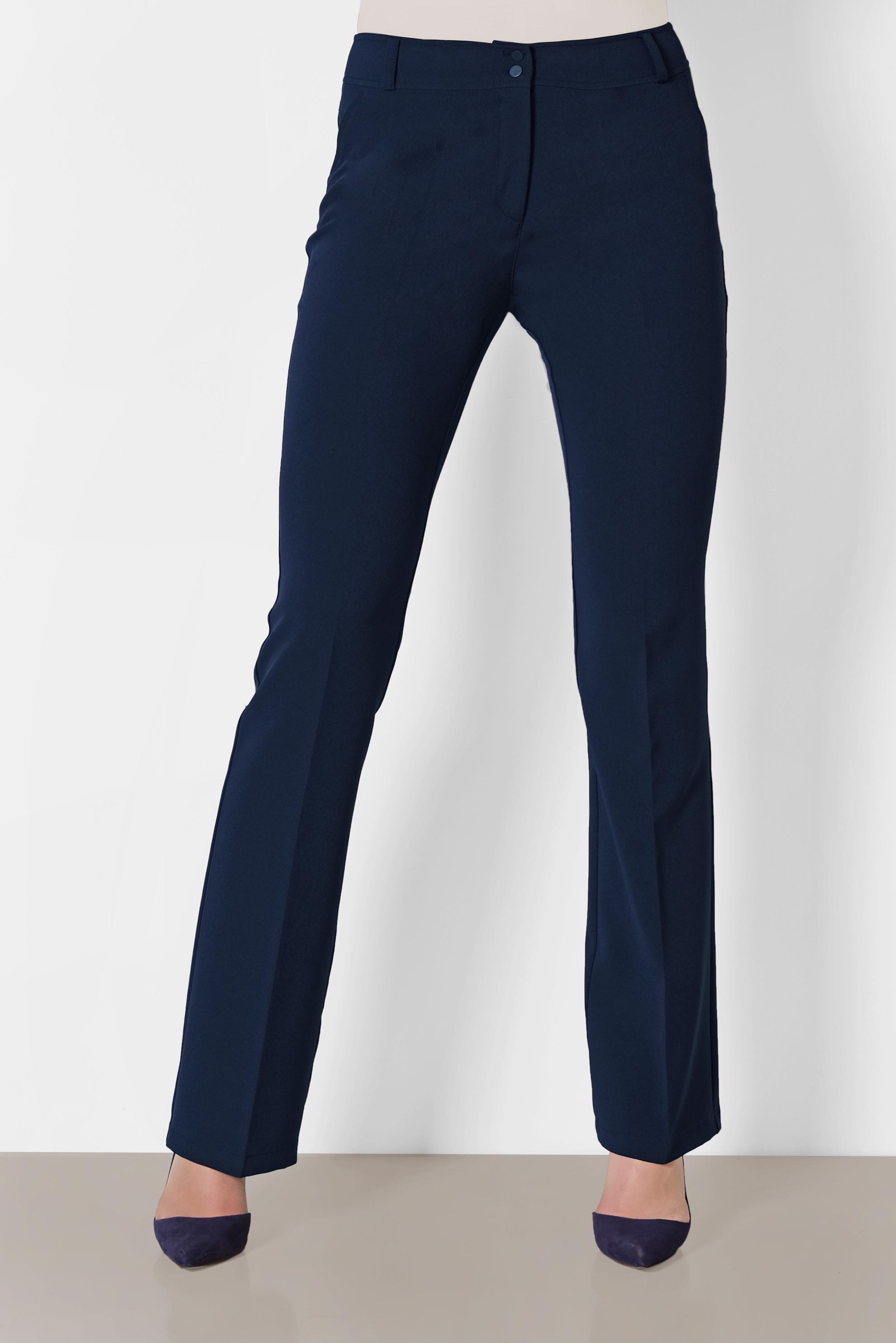 Tesettür giyim LACİVERT ARA BEL GENİŞ PAÇA PANTOLON 7523