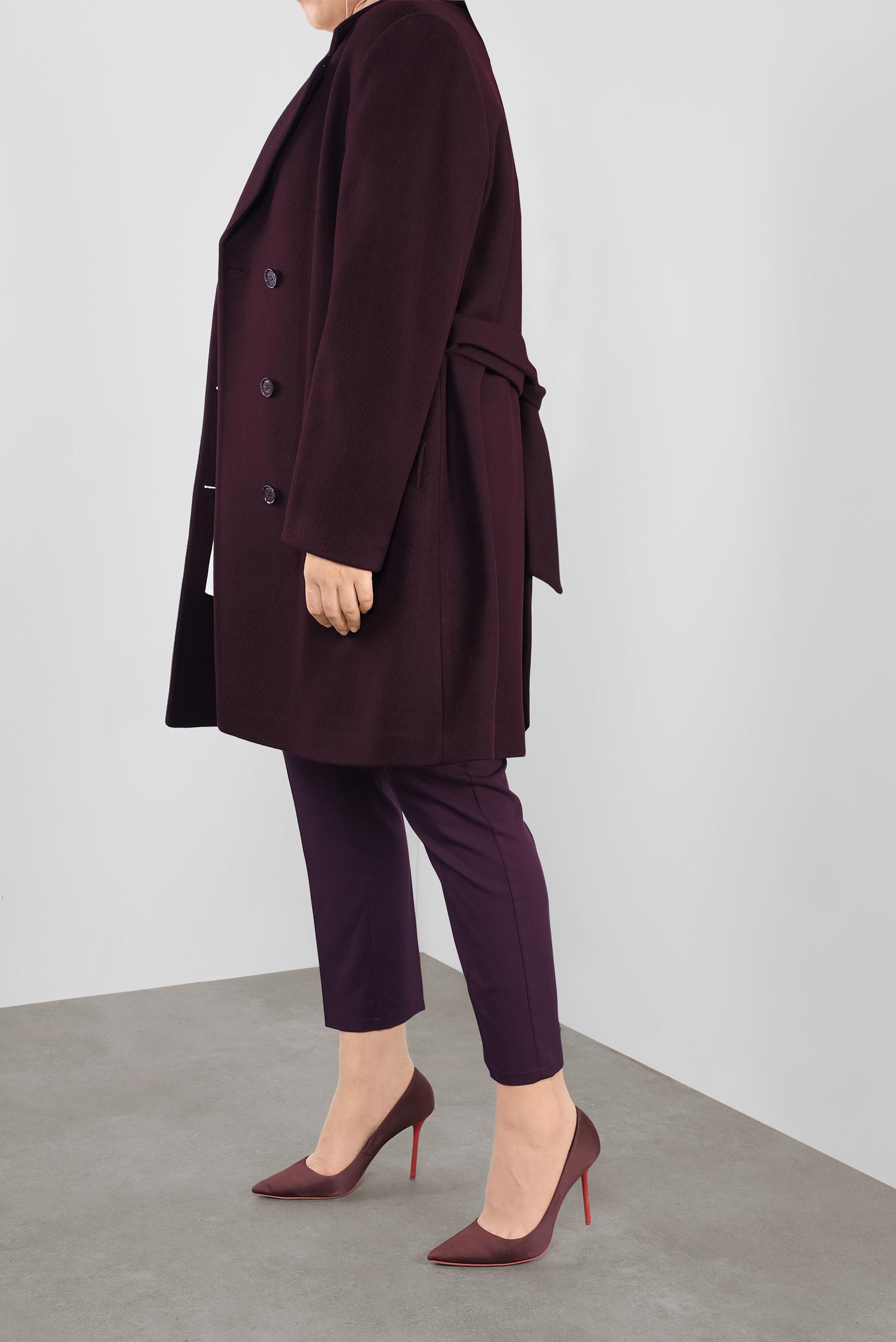 Vêtements hijab PRUNE PANTALON EN COUTIL TAILLE-NOUÉE 7537 