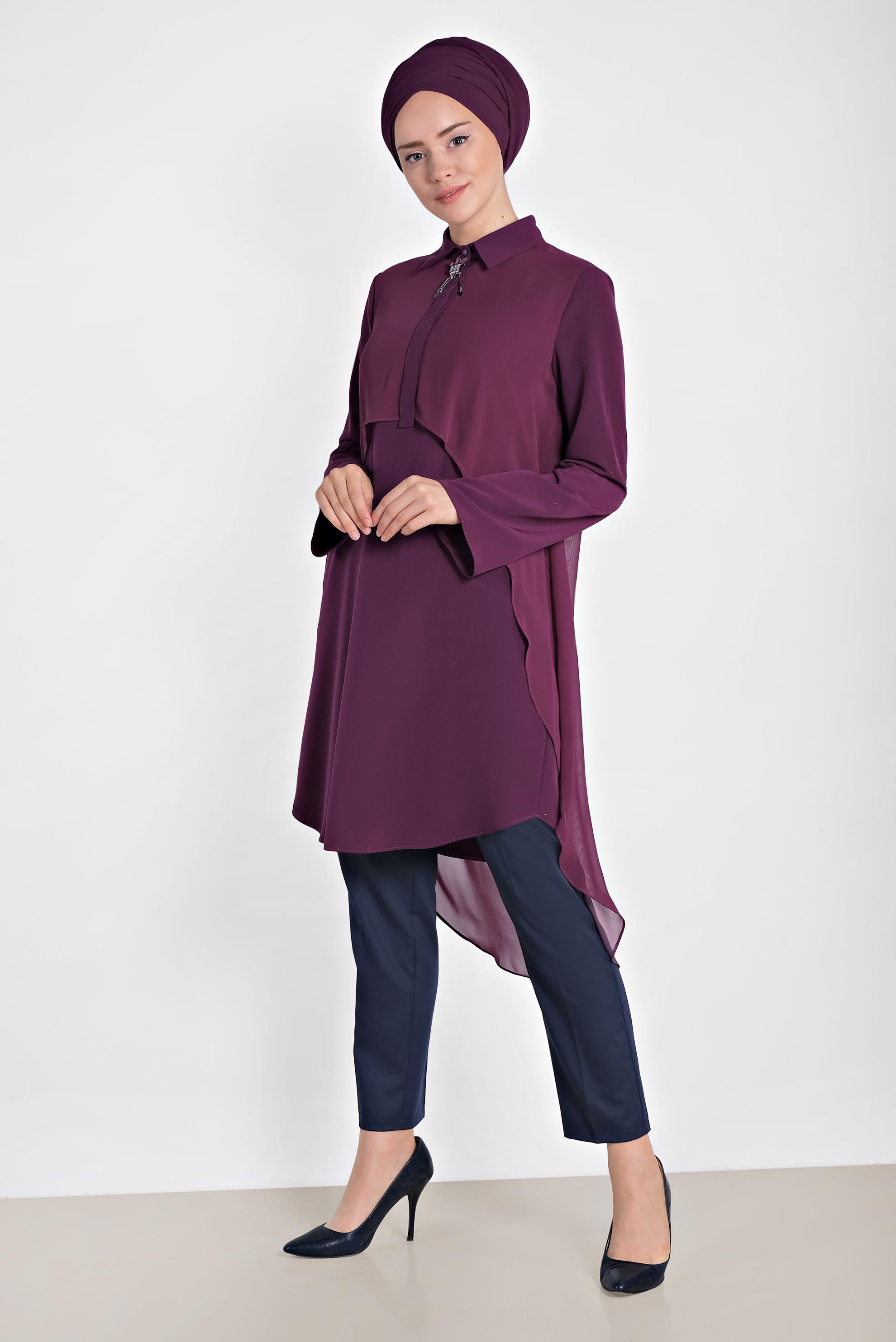 Hijab clothing NAVY BLUE 7540 SACHA 43510 PANTOLON 42/52 TEK40