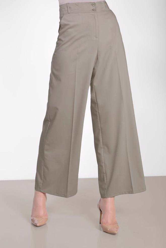 Vêtements hijab BEIGE 7545 SUMMER NANCY PANTOLON 40/48 TEK38 - ALVİNA