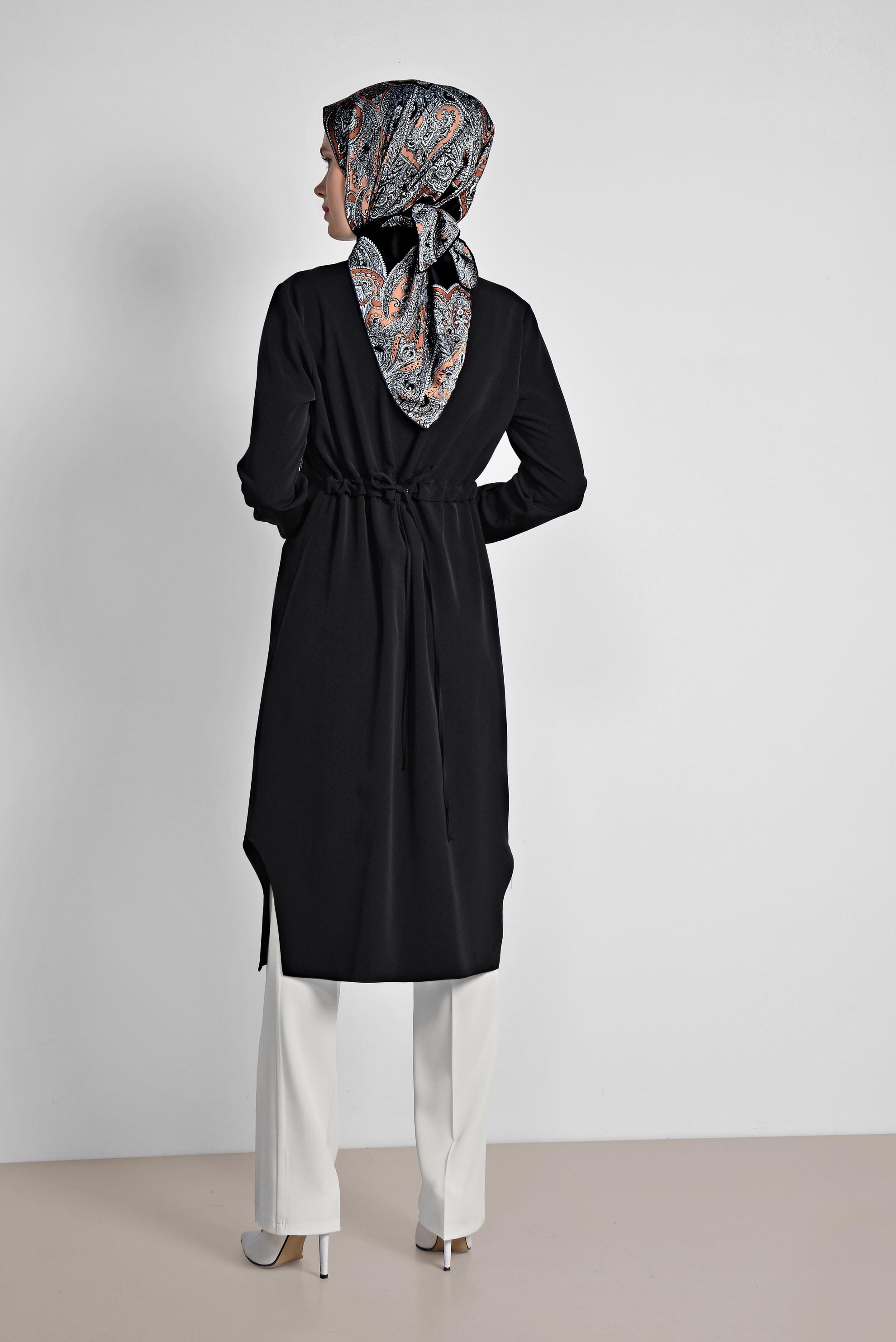 Tesettür giyim BEYAZ DÜZ PAÇA PANTOLON 7556