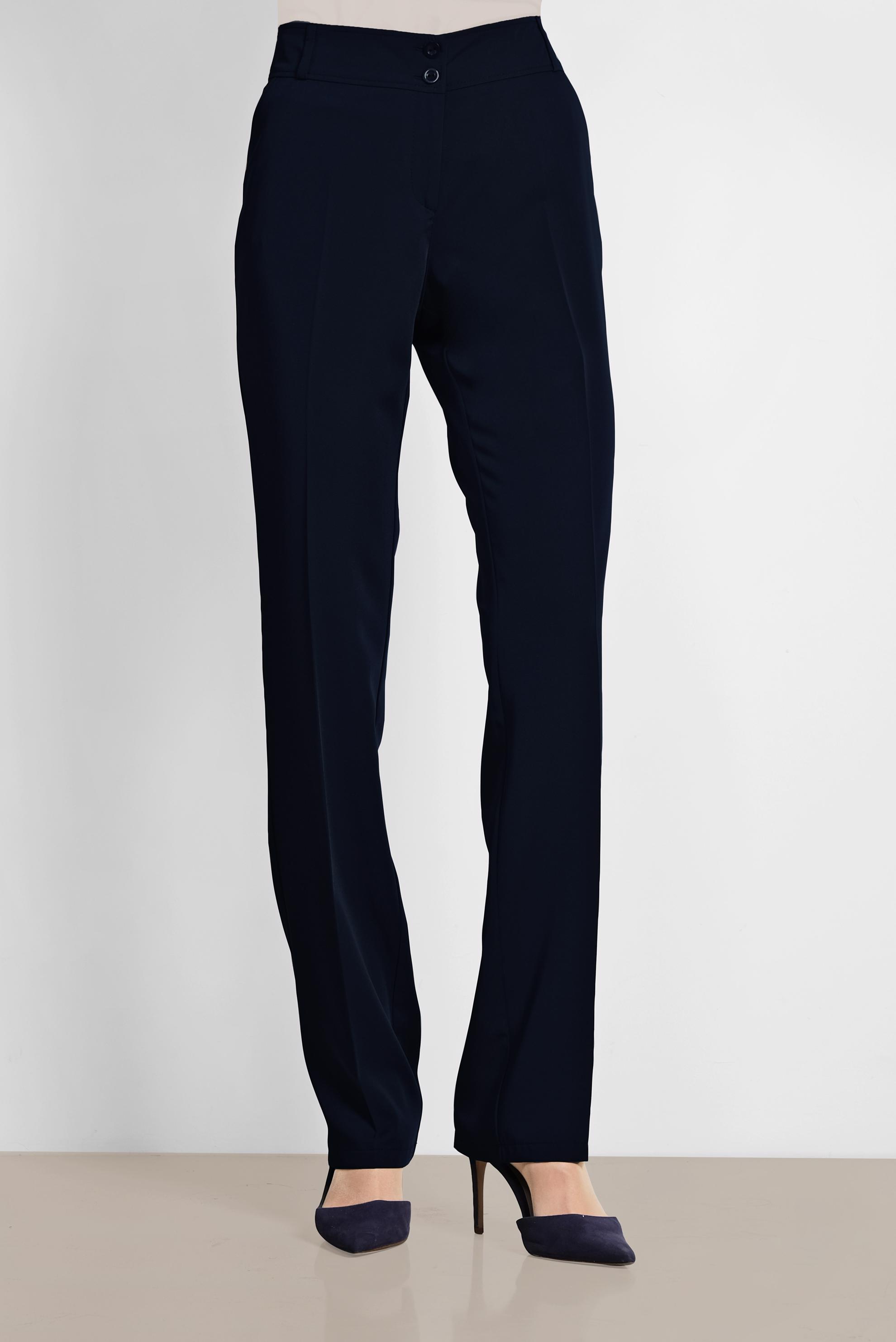 Tesettür giyim LACİVERT DÜZ PAÇA PANTOLON 7556