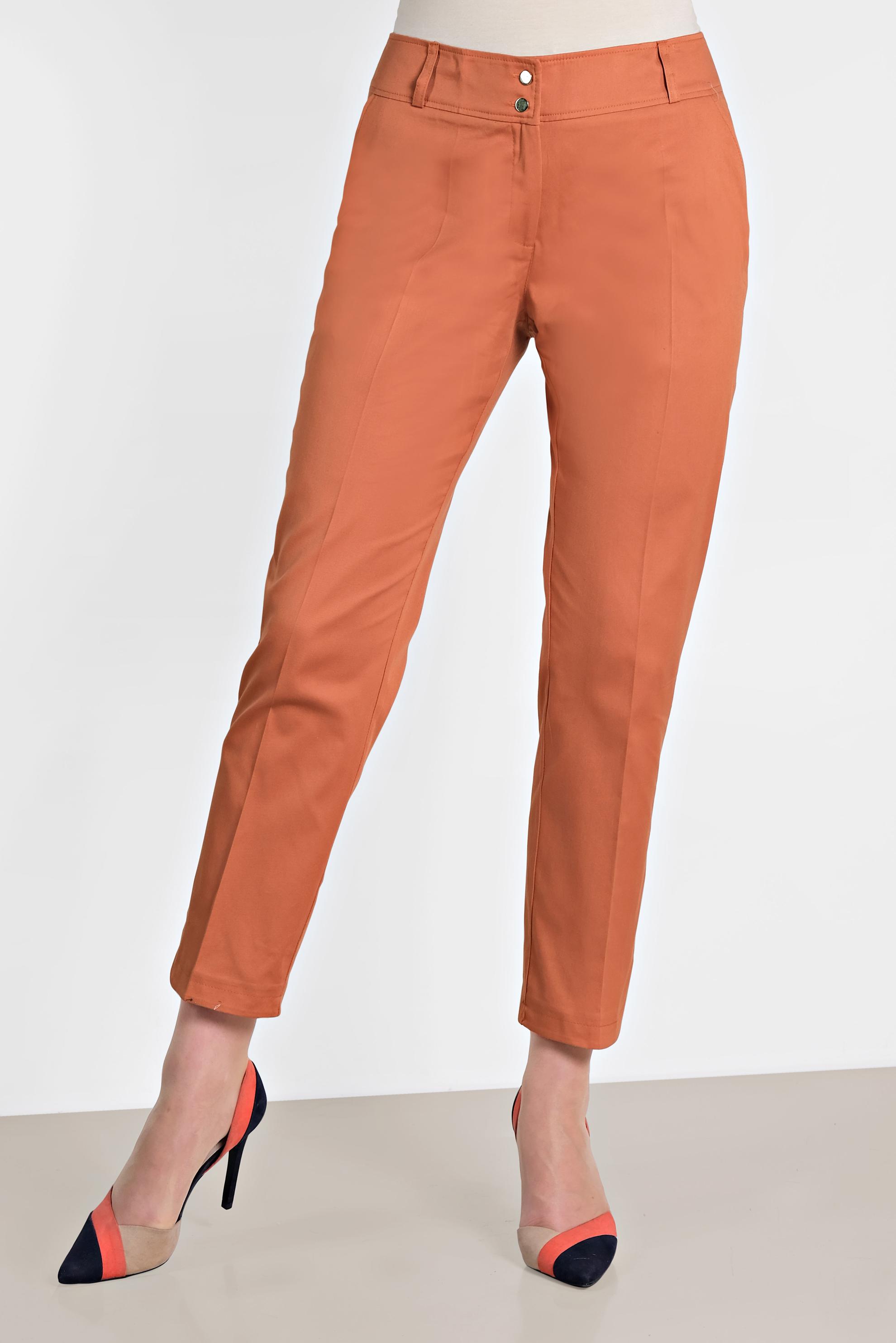 Tesettür giyim TURUNCU DAR PAÇA PANTOLON 7575