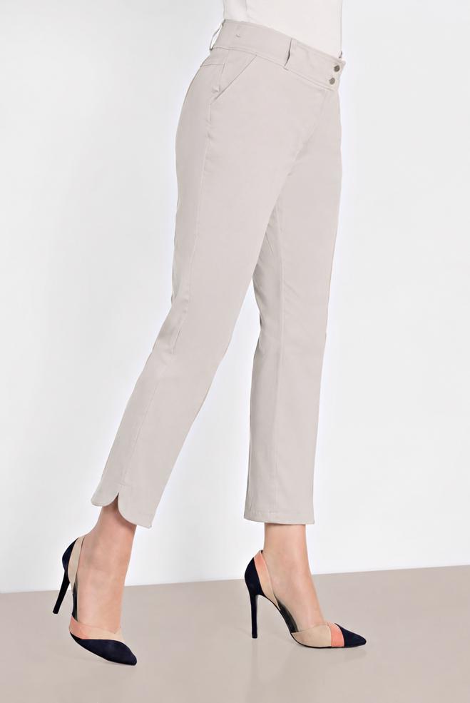 Vêtements hijab BEIGE PANTALON À JAMBE SKINNY 7575 - ALVİNA