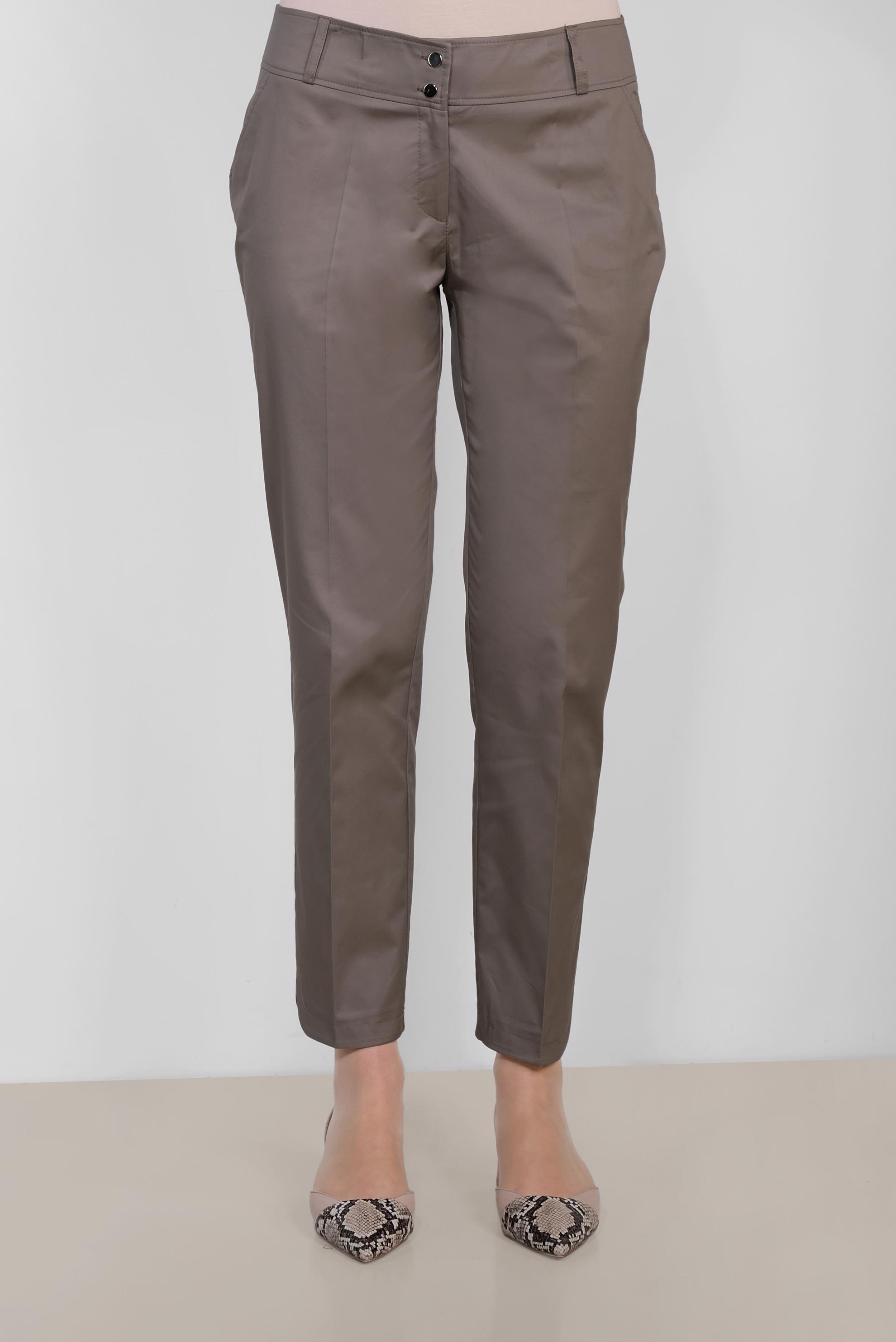 Tesettür giyim VİZON DAR PAÇA PANTOLON 7575