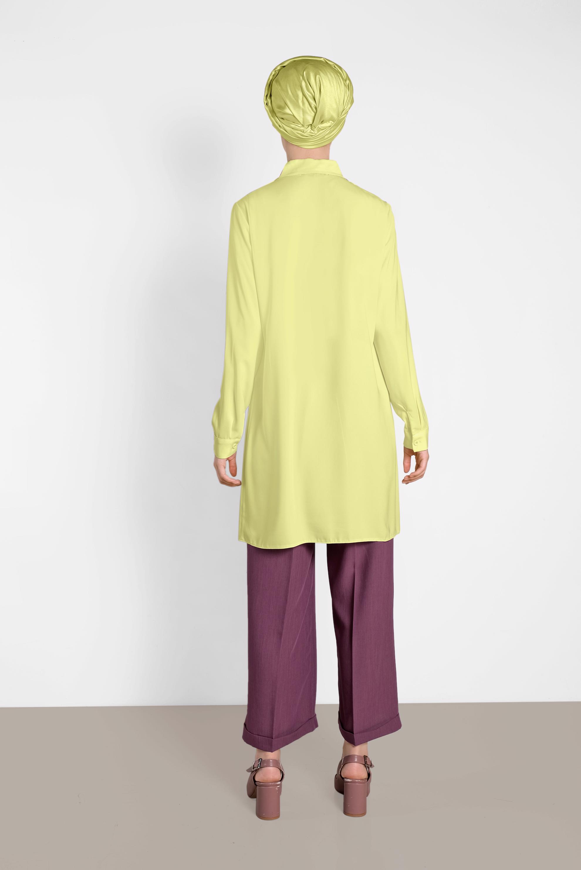 Tesettür giyim PEMBE GENİŞ PAÇA PANTOLON 7581 