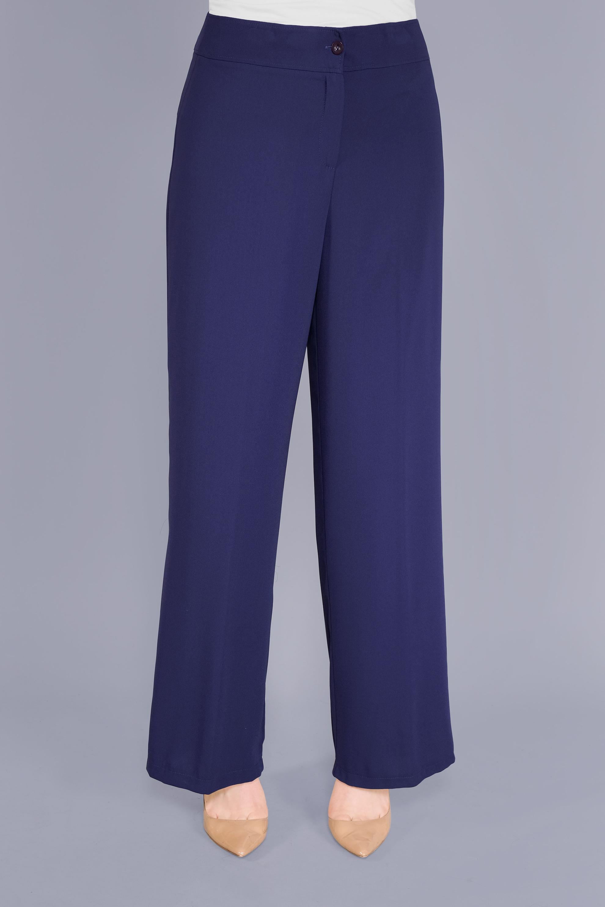 Tesettür giyim LACİVERT YÜKSEK BEL PANTOLON 7597