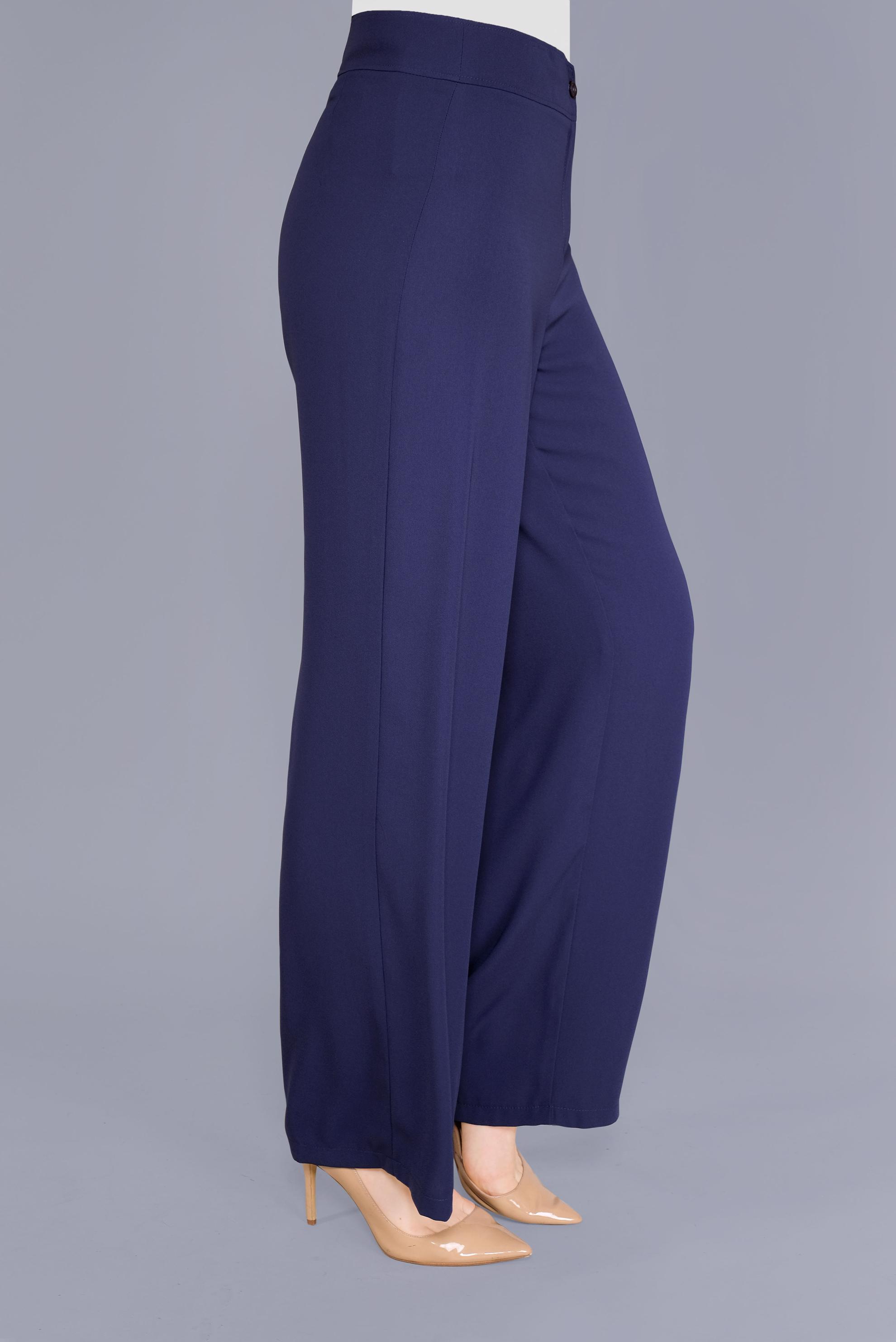 Tesettür giyim LACİVERT YÜKSEK BEL PANTOLON 7597