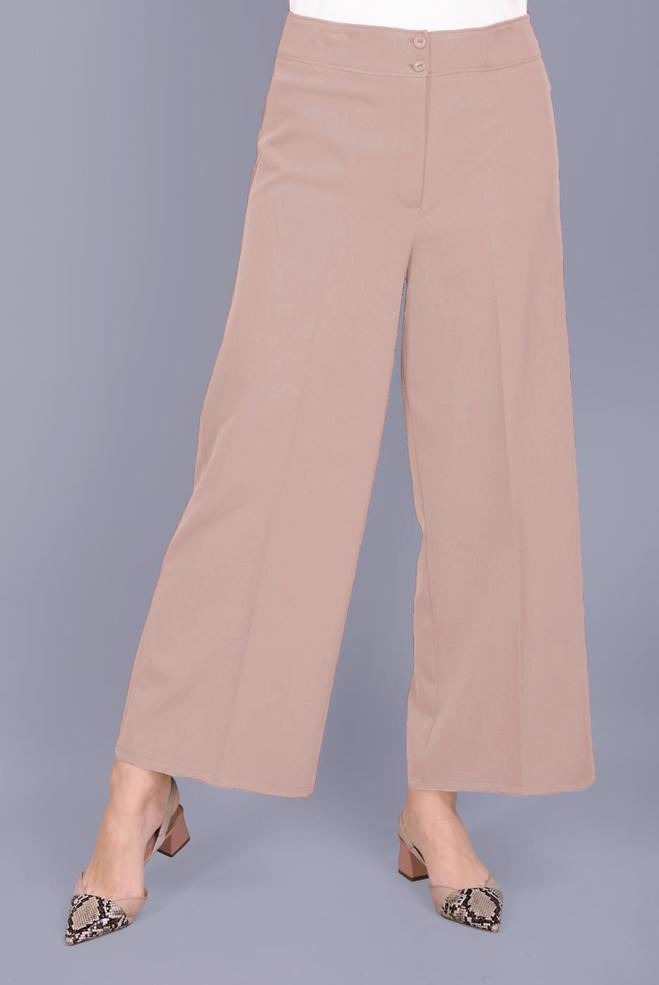 Vêtements hijab POUDRE PANTALON PALAZZO 7598 - ALVİNA