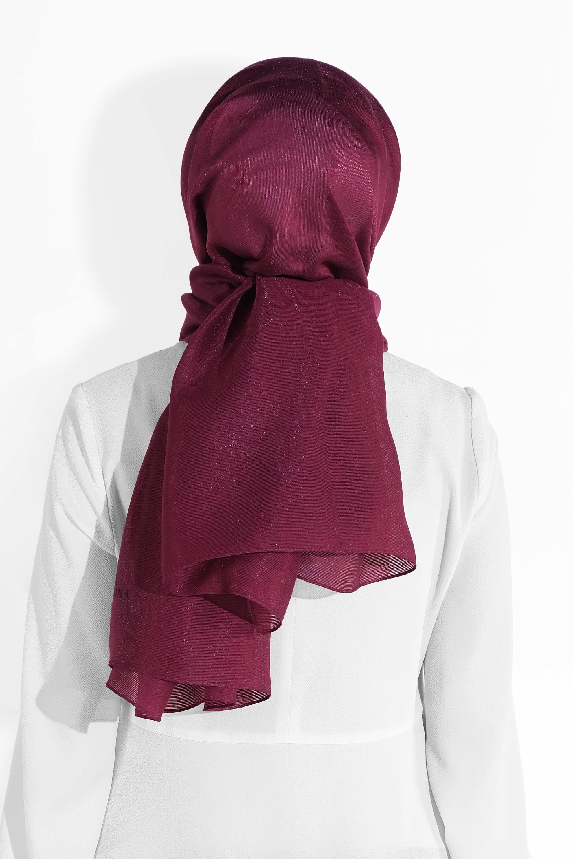 Tesettür giyim MÜRDÜM 8012 ALVİNA JAKARLI DESENLİ ŞAL