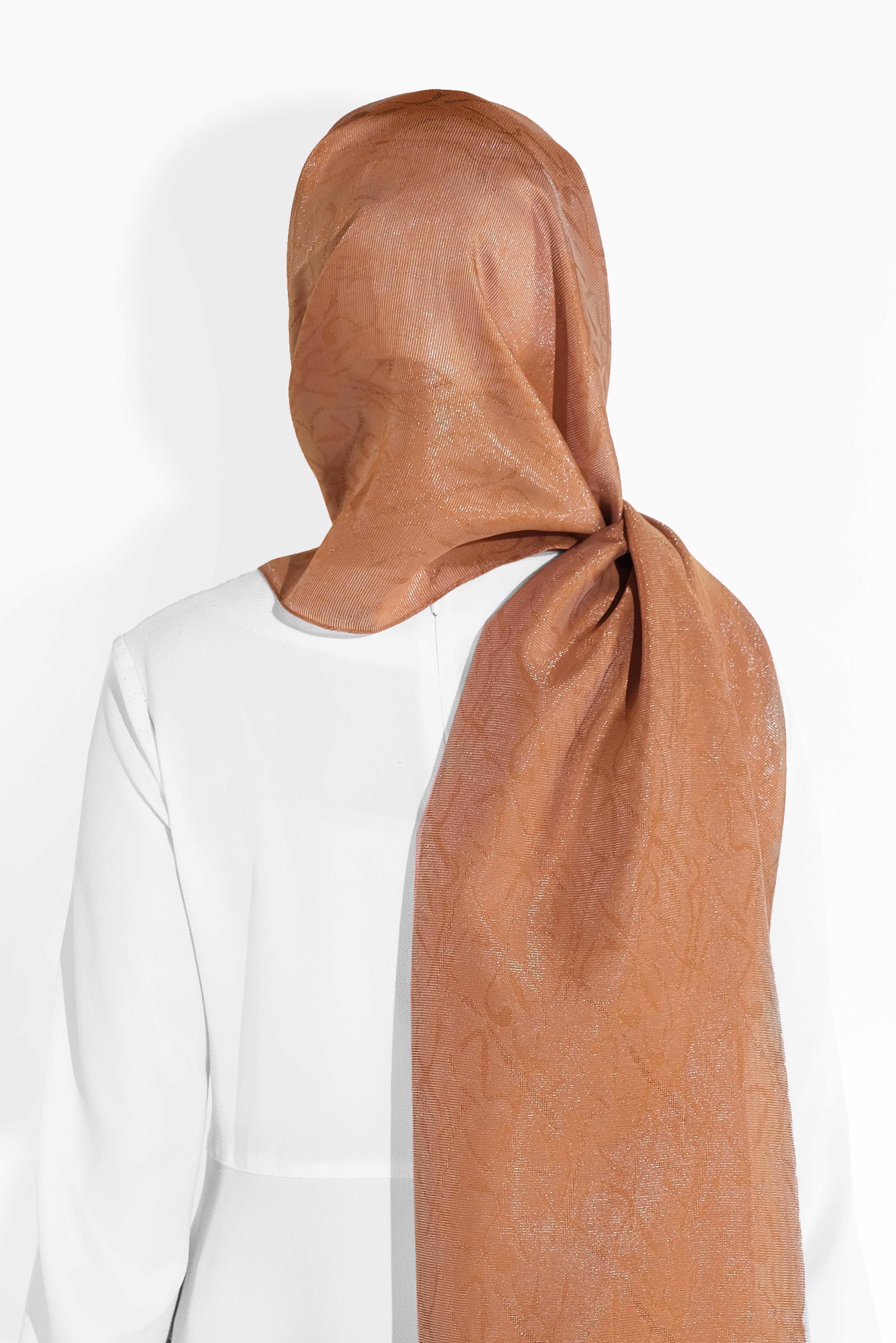 Tesettür giyim TABA 8012 ALVİNA JAKARLI DESENLİ ŞAL