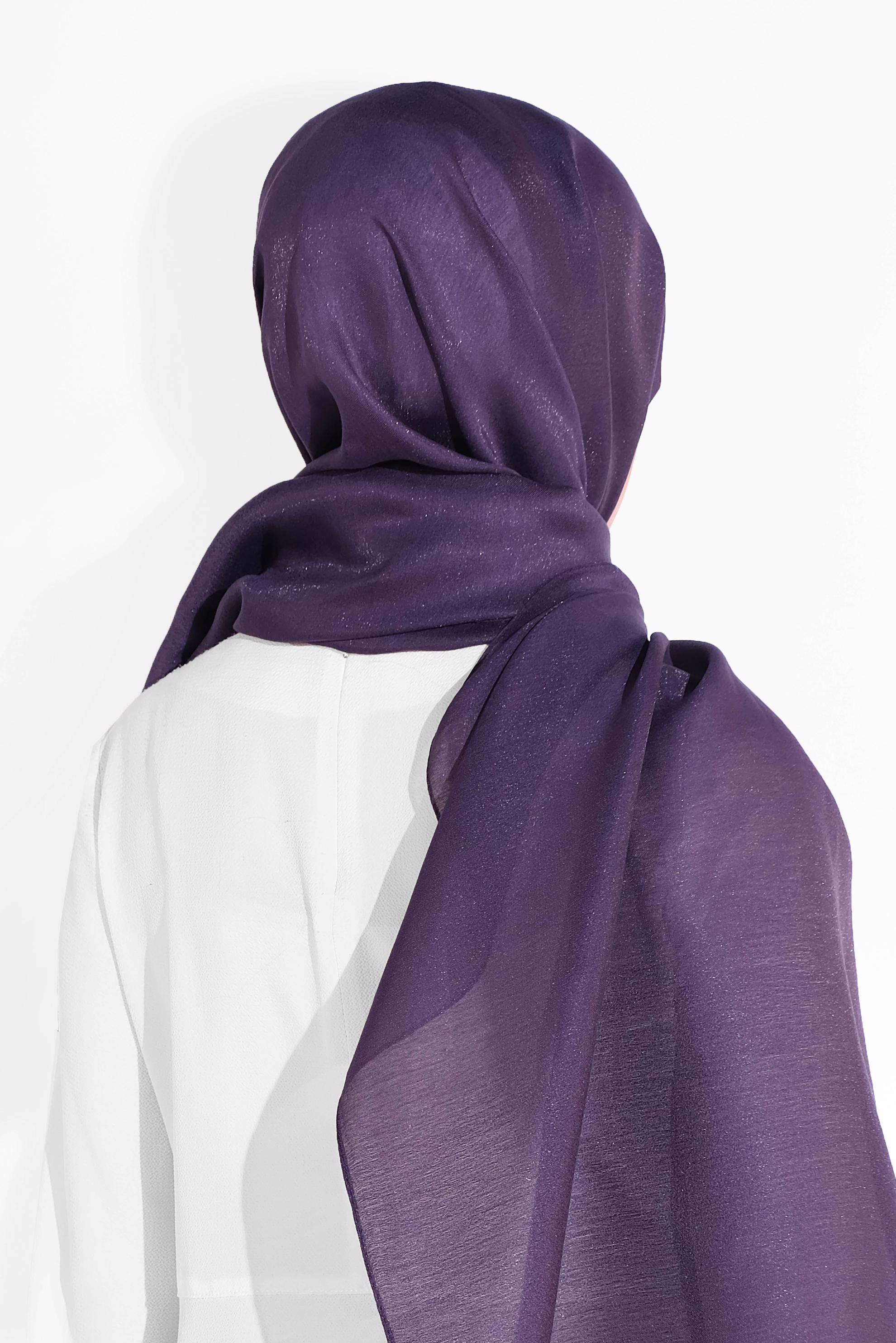 Hijab clothing PURPLE 8013 ALVİNA IŞILTILI ŞAL