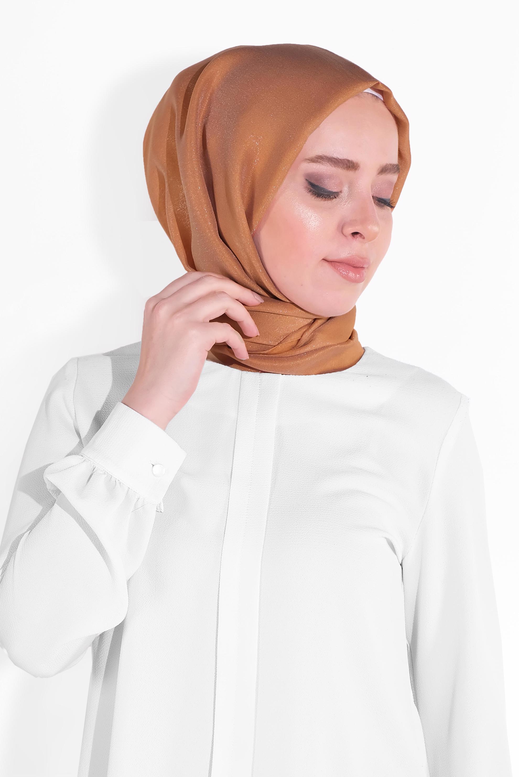 Tesettür giyim TABA 8013 ALVİNA IŞILTILI ŞAL