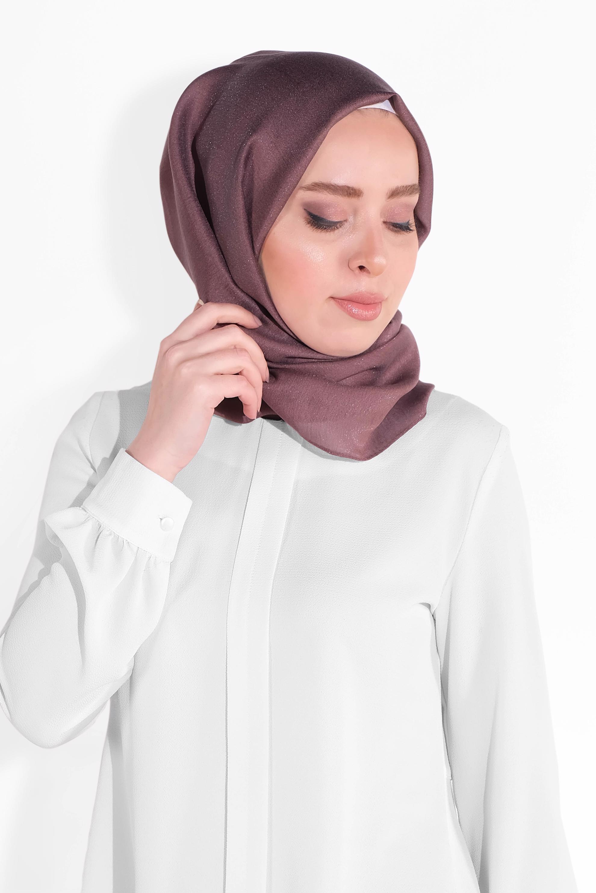 Tesettür giyim PEMBE 8013 ALVİNA IŞILTILI ŞAL