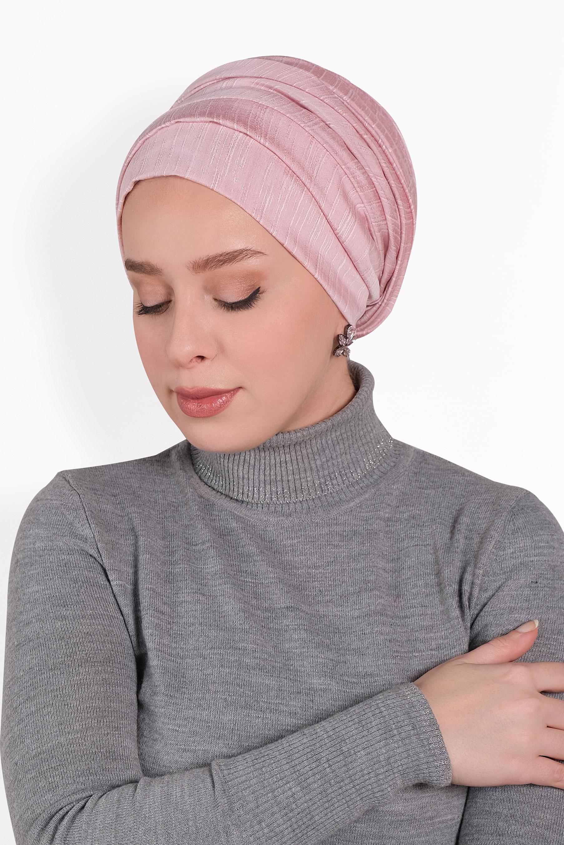 Hijab clothing POWDER 8014 ALVİNA DOKUMA ŞAL